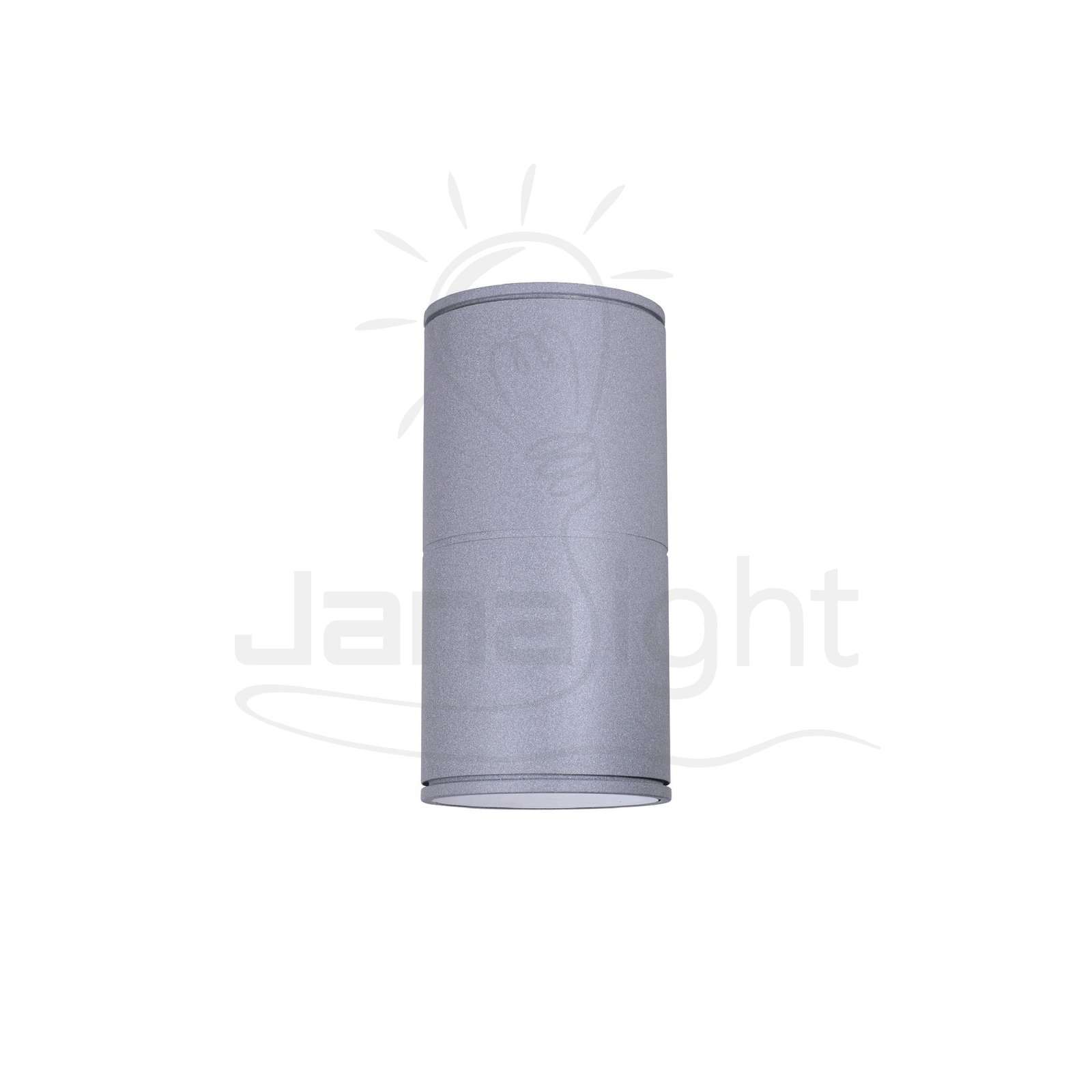 سلندر 7 وات مدور معدن رمادي 18x9 سم جنى لايت LT 242 Wall-mount cylinder ceiling downlight gray 18cm