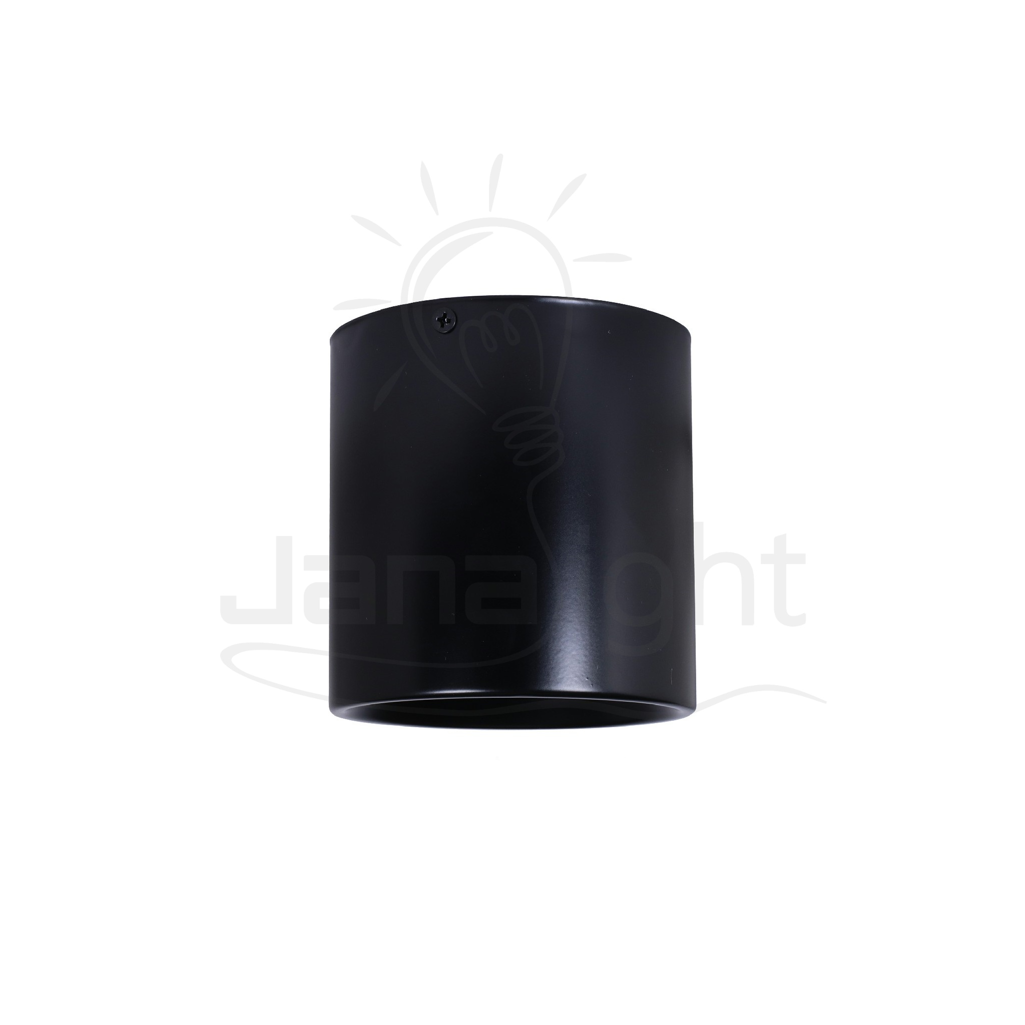 سلندر مدور اسود كونو فارغ 9x10 سم معدن Wall-mount cylinder ceiling downlight black