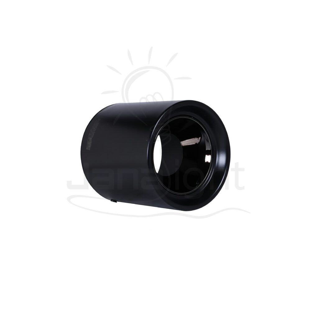 سلندر مدور اسود كونو فارغ 9x10 سم معدن Wall-mount cylinder ceiling downlight black