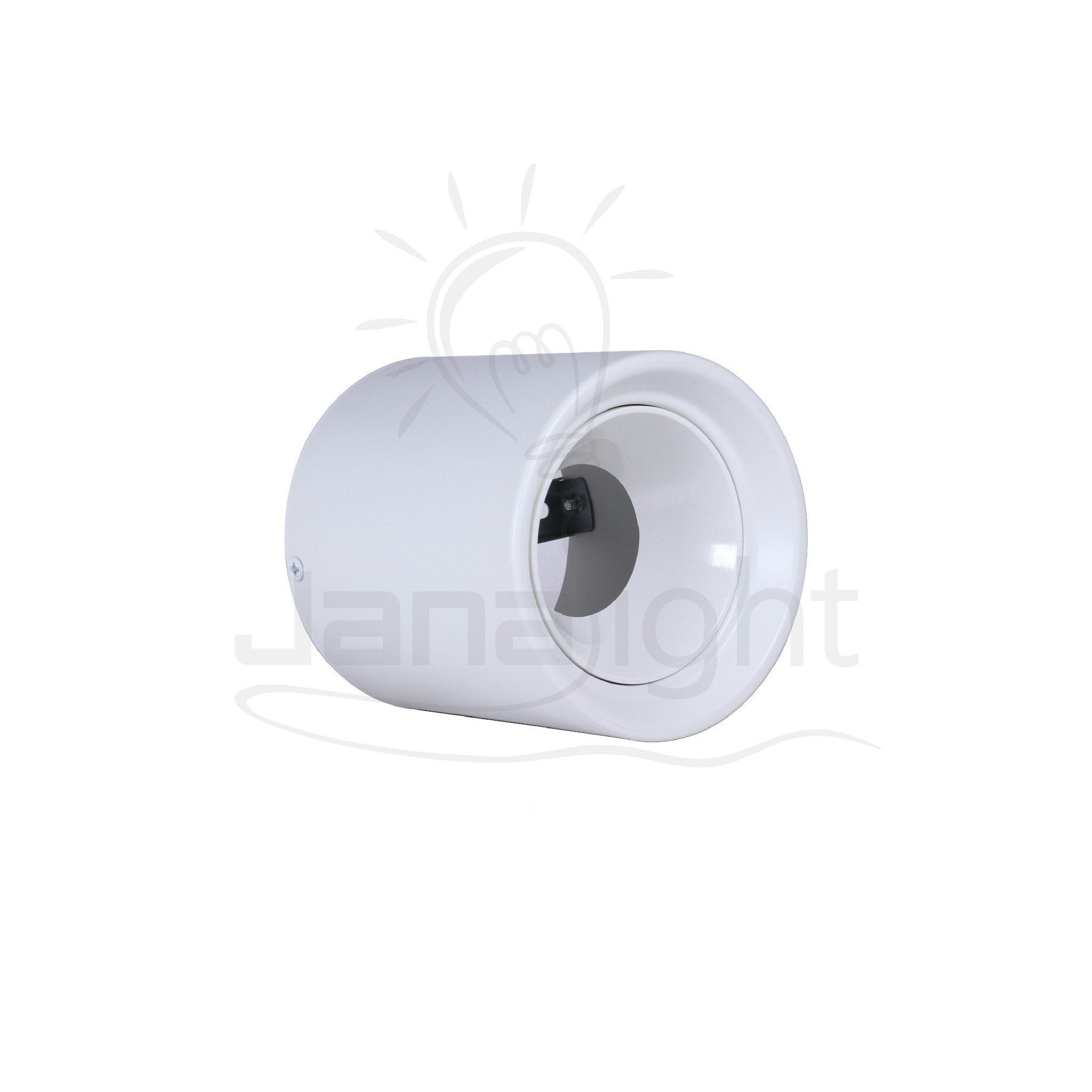 سلندر مدور ابيض كونو فارغ 9x10 سم معدن Wall-mount cylinder ceiling downlight white