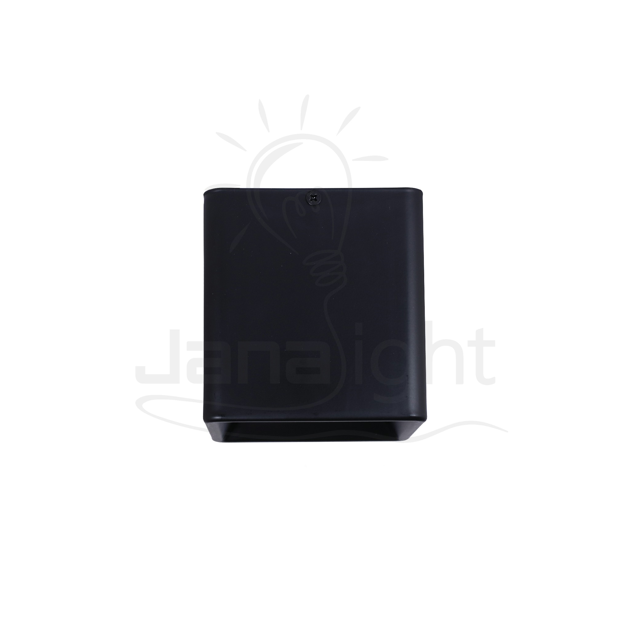 سلندر مربع اسود كونو فارغ 9x10 سم معدن Wall-mount square cylinder ceiling downlight black