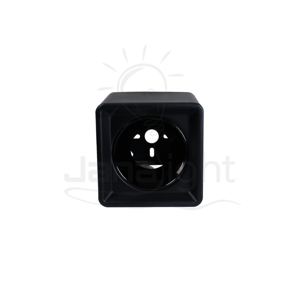 سلندر مربع اسود كونو فارغ 9x10 سم معدن Wall-mount square cylinder ceiling downlight black