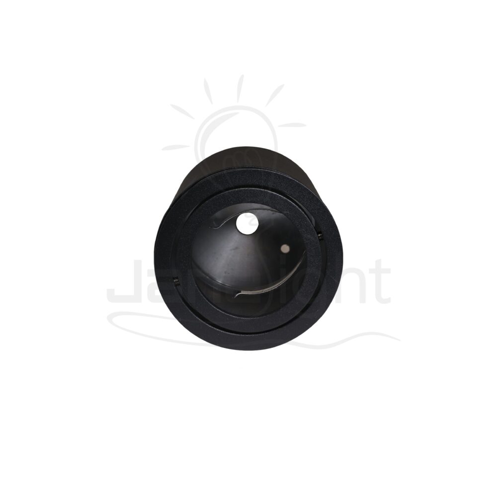 سلندر مدور اسود فارغ متحرك رفيع 10 سمx7 سم Wall-mount cylinder ceiling downlight black slim