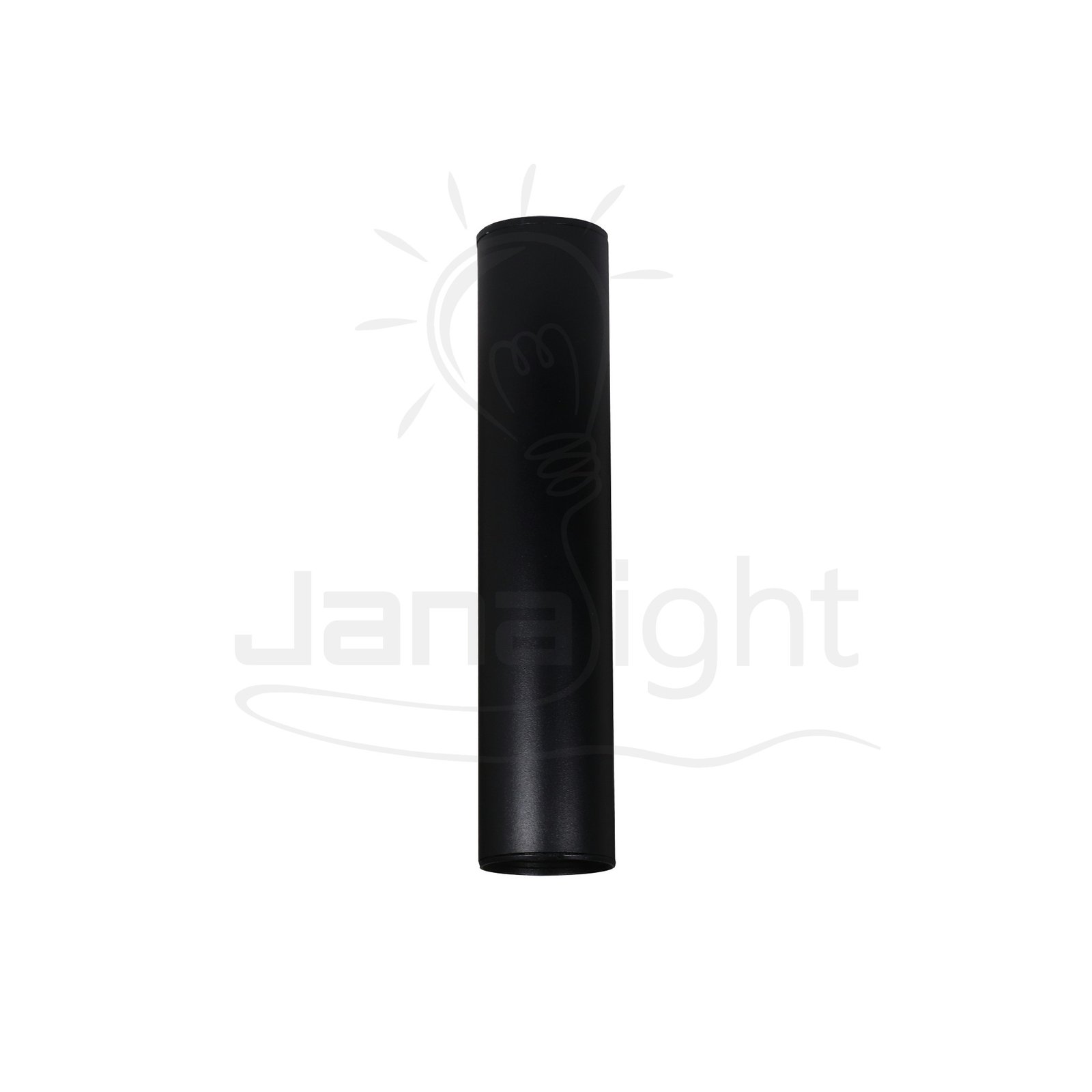 سلندر 7 وات مدور اسود حلق مدرج طول 40سم جنى لايت Cylinder spotlight 7 watt 40 cm black warm