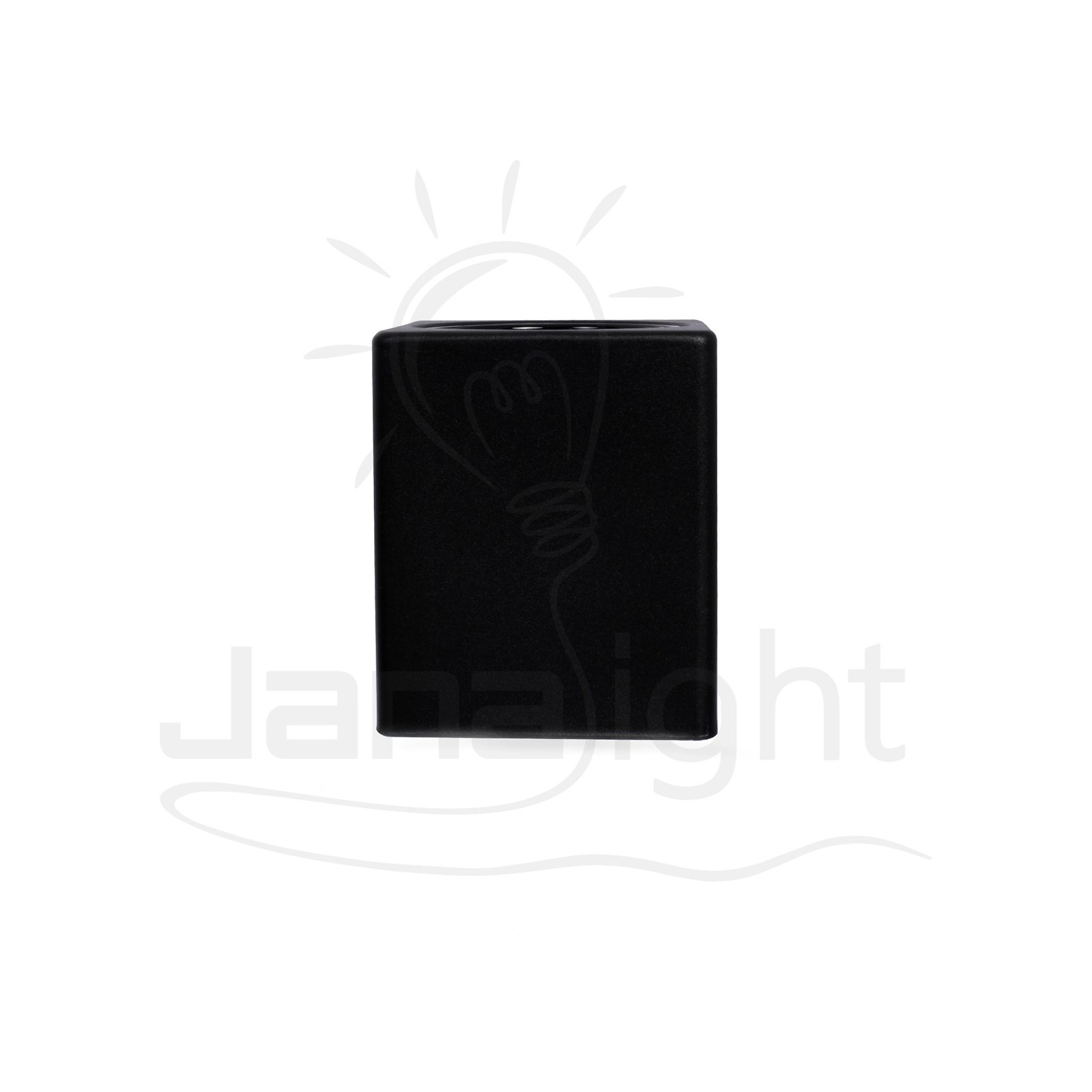 سلندر مربع فارغ كونو اسود 8x10 سم المنيوم C5101 frame Wall-mount cylinder ceiling downlight black