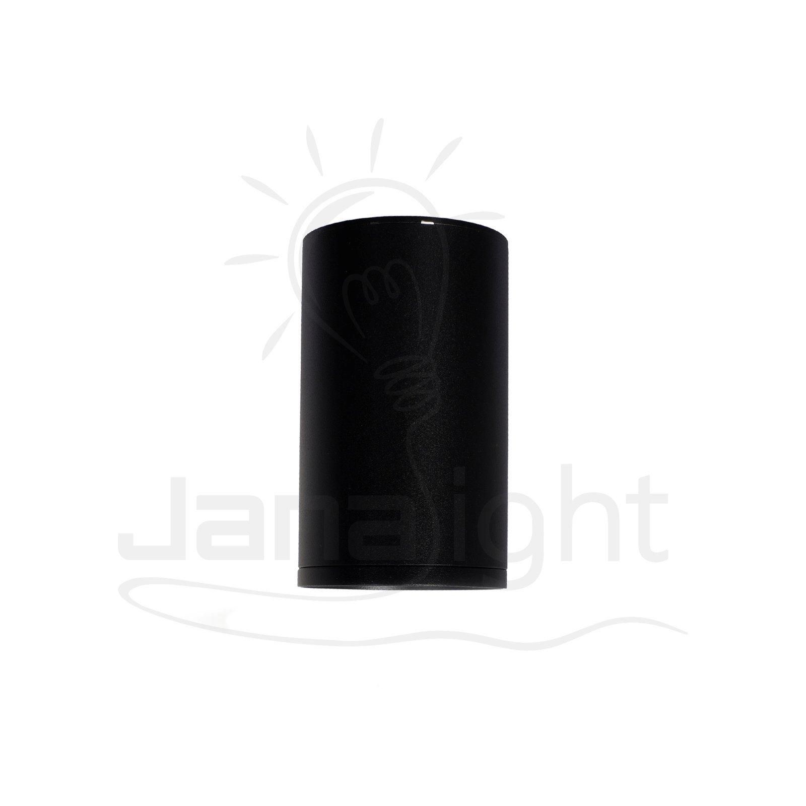 سلندر مدور اسود فارغ كونو 6x10سم المنيوم رفيع M.R16 frame Wall-mount cylinder ceiling downlight black