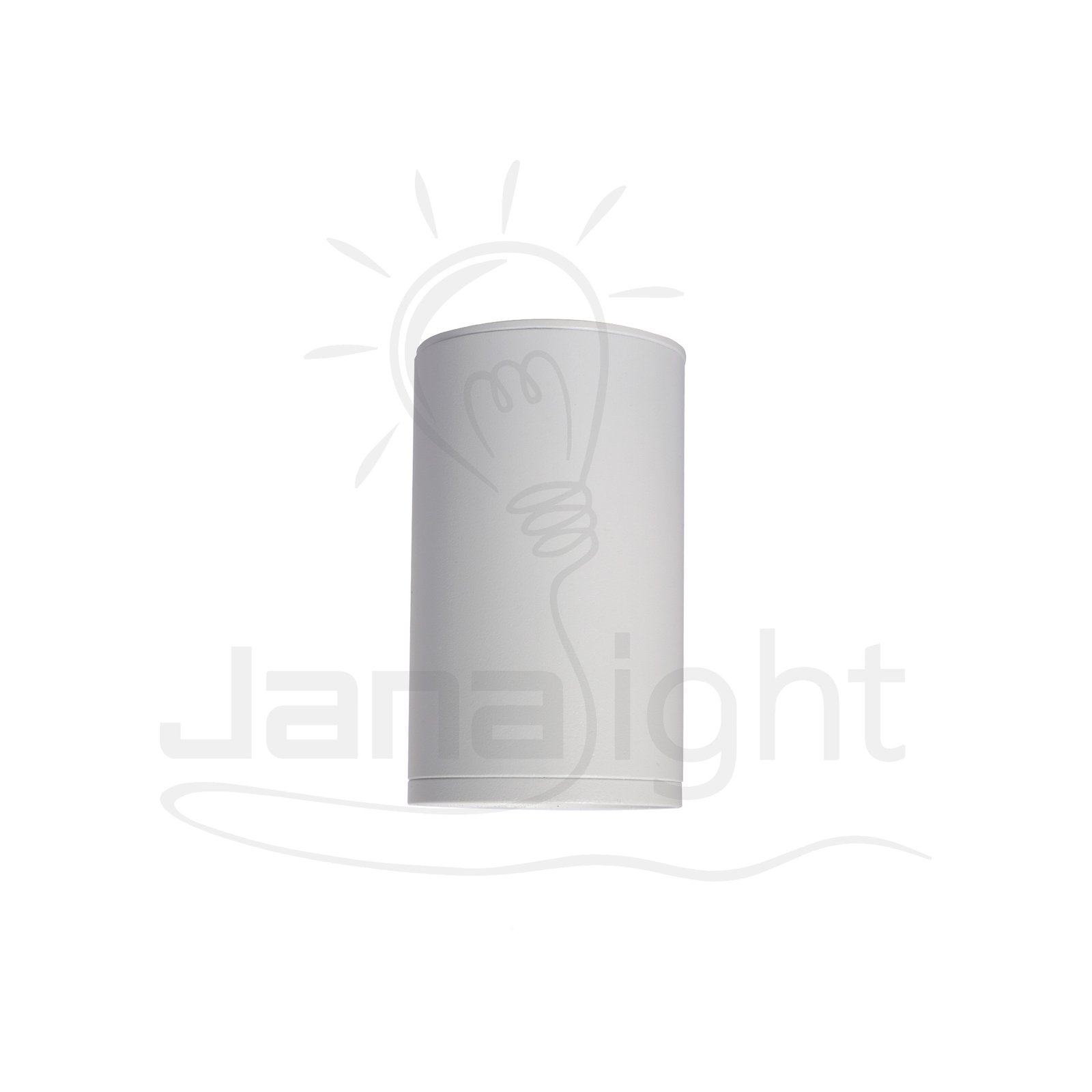 سلندر مدور ابيض فارغ كونو 6x10سم المنيوم رفيع M.R16 frame Wall-mount cylinder ceiling downlight white