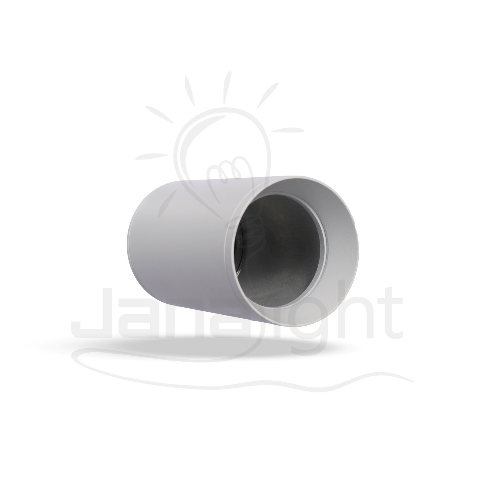 سلندر مدور ابيض فارغ كونو 6x10سم المنيوم رفيع M.R16 frame Wall-mount cylinder ceiling downlight white