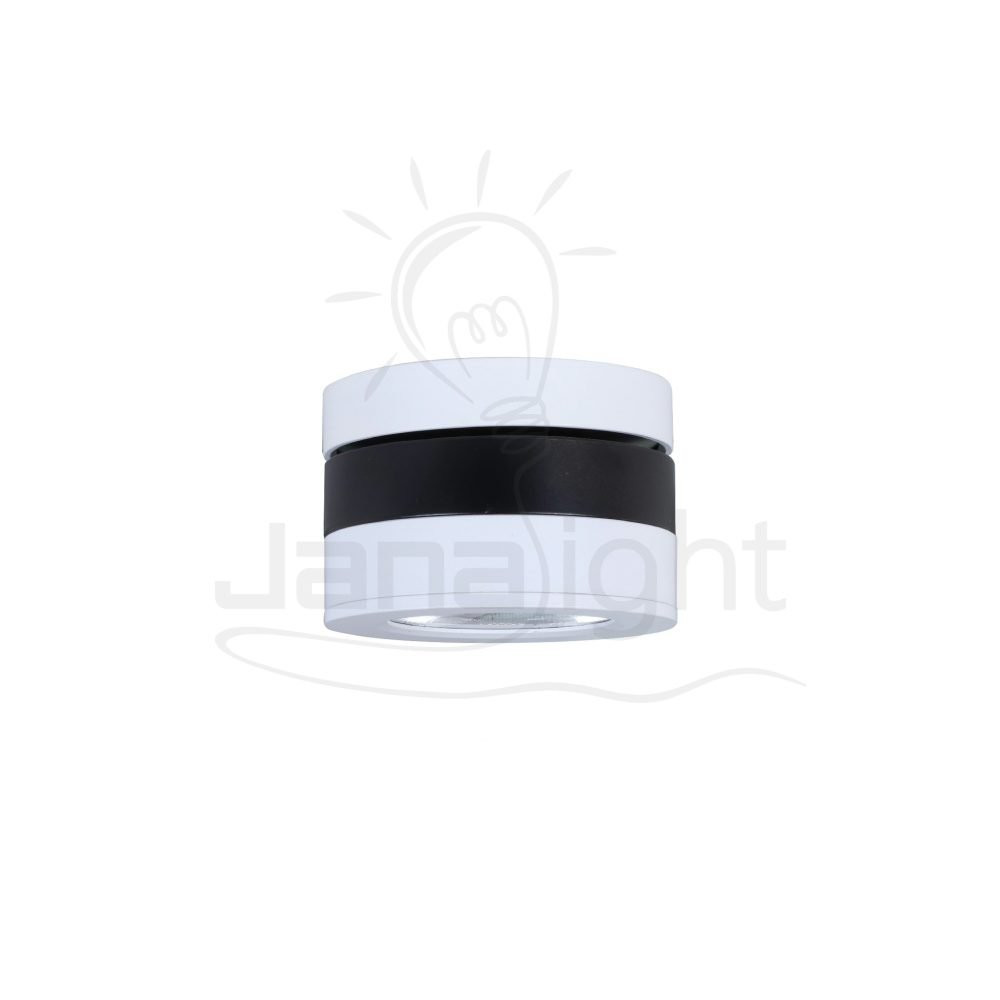 سلندر 7 وات متحرك ابيض اسود وورم Black and white cylinder spotlight warm 7W 10379018(1)