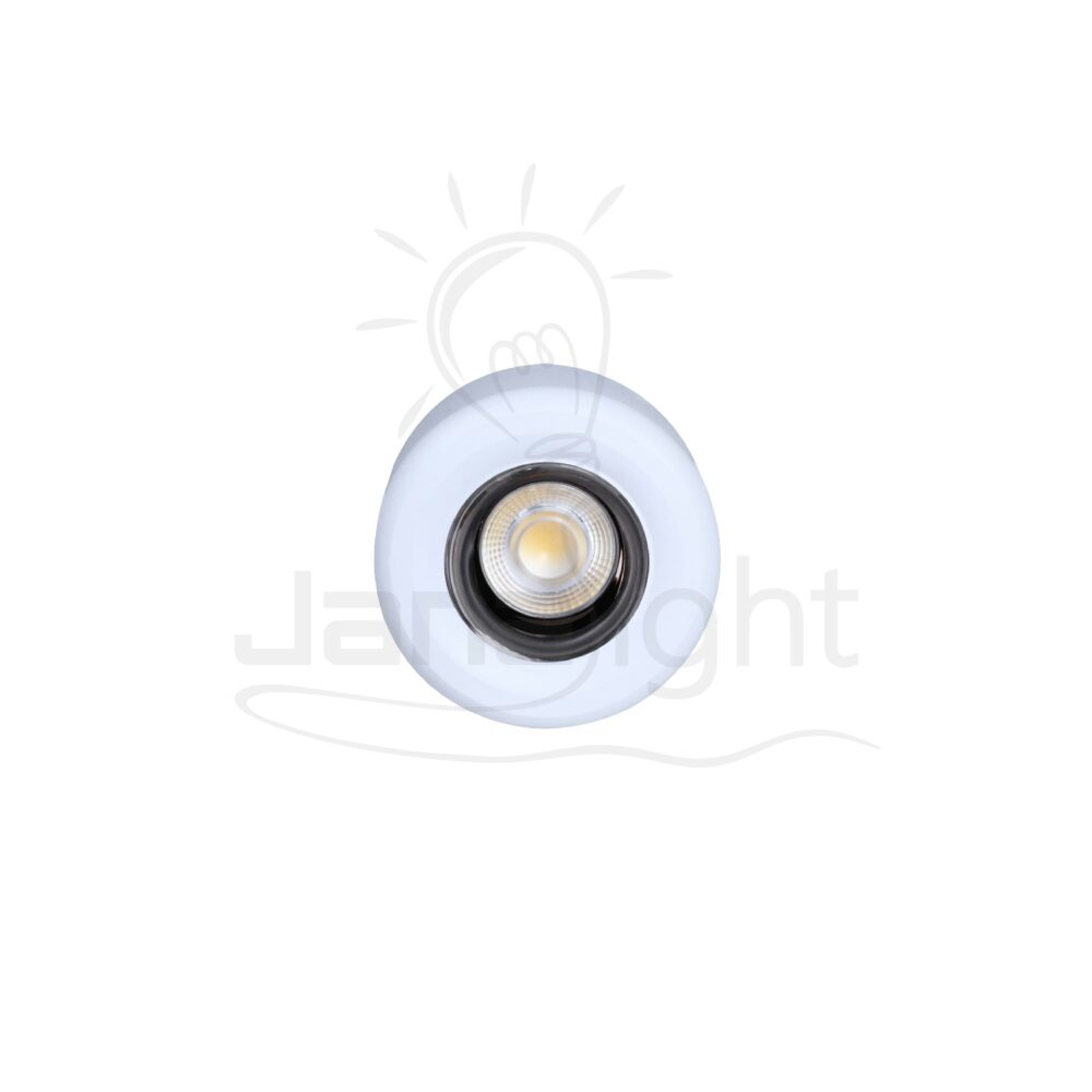 سلندر 7 وات COB مدور ابيض قلب اسود وورم صغير Wall-mount cylinder ceiling downlight white and black COB warm 7W slim