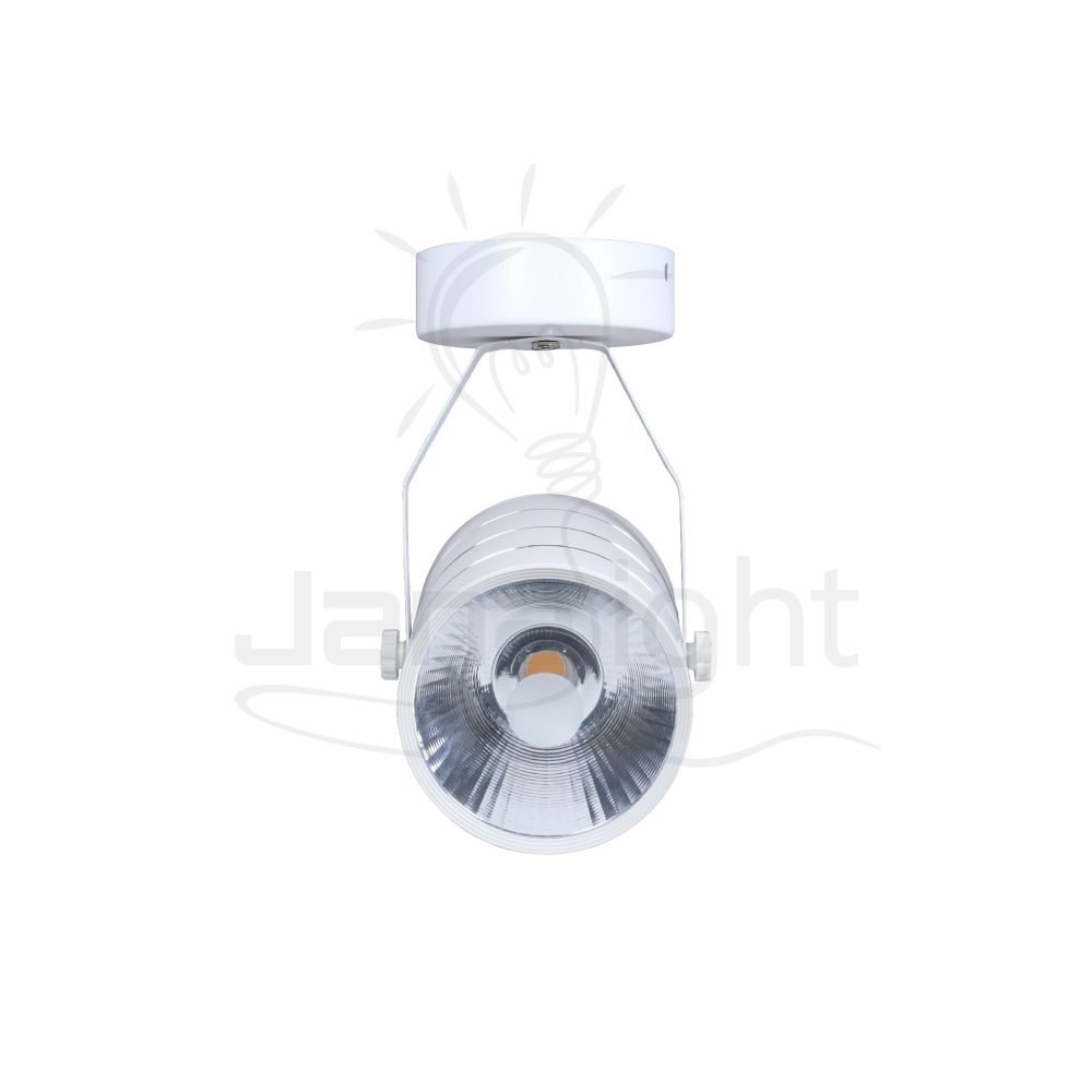 سلندر متحرك 30 وات COB ابيض وورم Tiltable wall-mount cylinder ceiling downlight white body color warm 30W