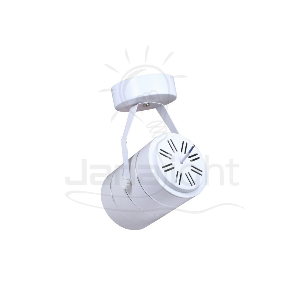 سلندر متحرك 30 وات COB ابيض وورم Tiltable wall-mount cylinder ceiling downlight white body color warm 30W