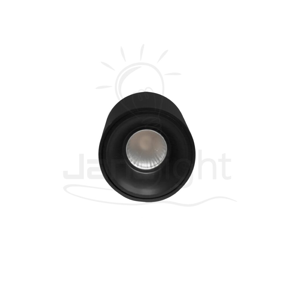 سلندر 10 وات COB مدور اسود قلب اسود وورم صغير Wall-mount cylinder ceiling downlight black COB warm 10W slim