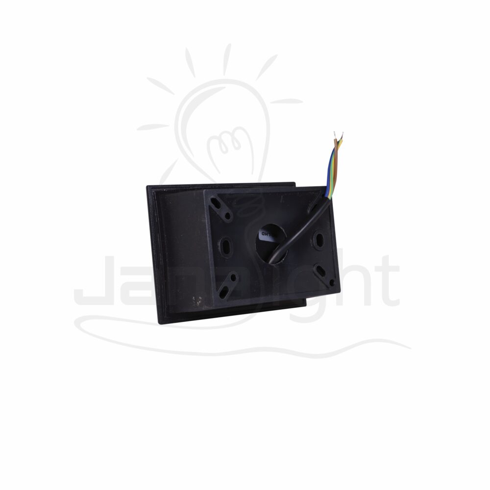 سبوت سلم مستطيل مجوف وش 8.5 سم 5 وات اسود جنى لايت Outdoor led hollowed rectangular black stair spotlight 5w 3000K