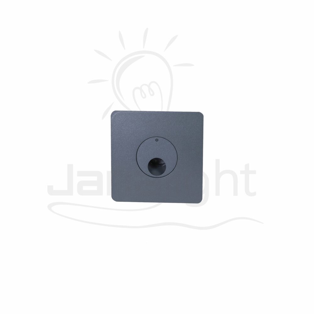 سبوت سلم مربع 3 وات رمادي ديكور جنى لايت Outdoor led gradual squared gray stair spotlight 3w 3000K