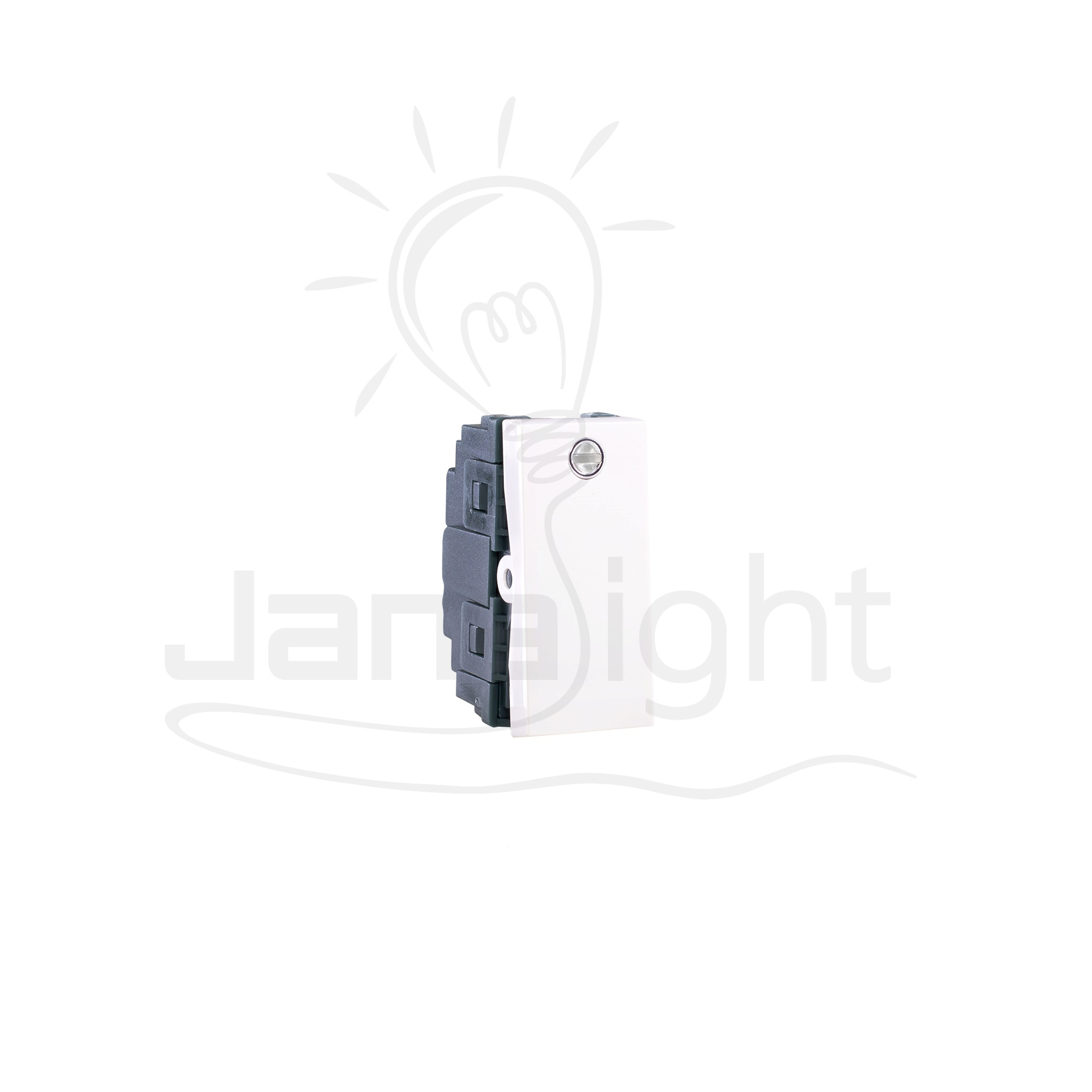 مفتاح بضوء ابيض شرم (ماسة) One-way switch with led white Sharm