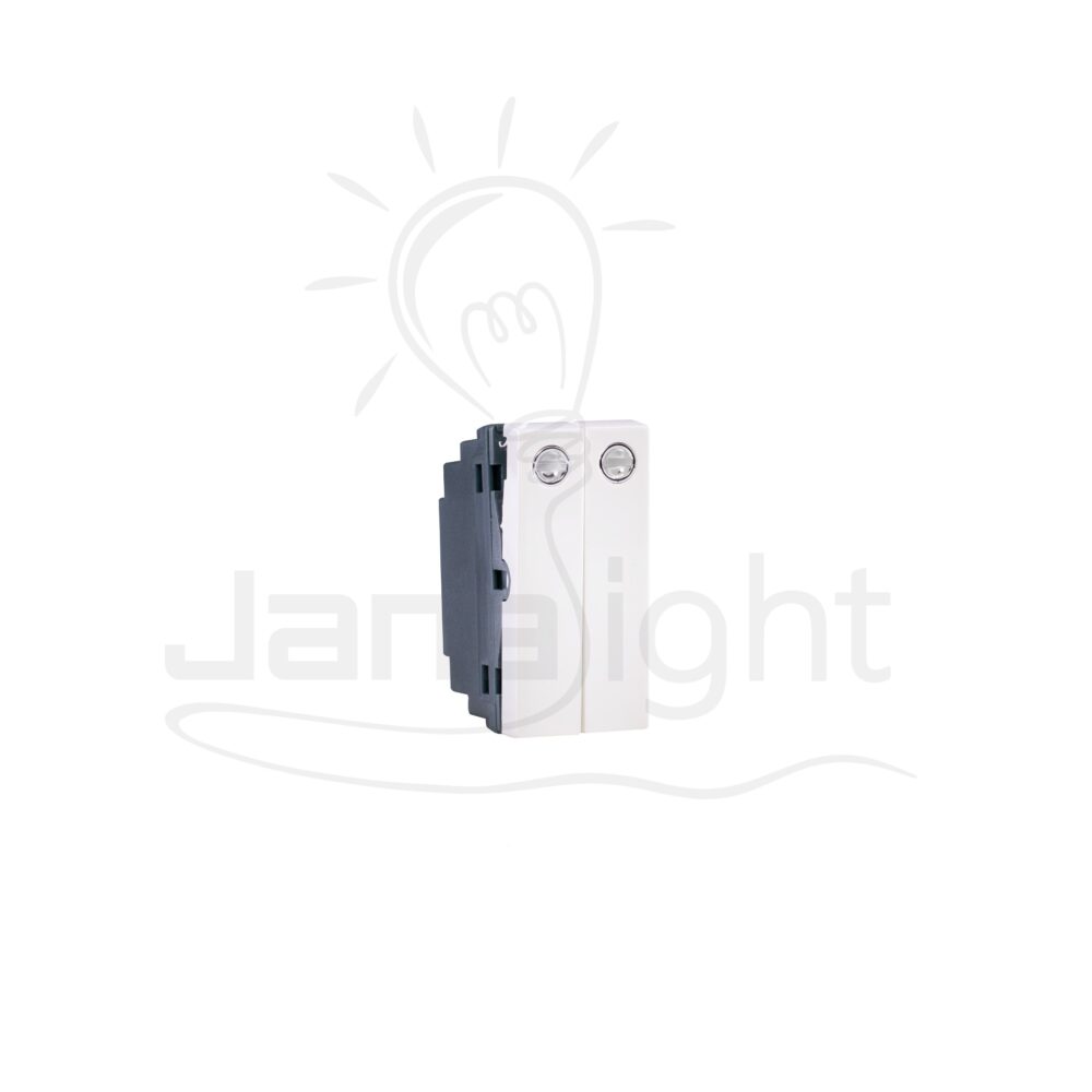 مفتاح ديفياتير مجوز ابيض شرم (ماسة) Double two-way switch white Sharm