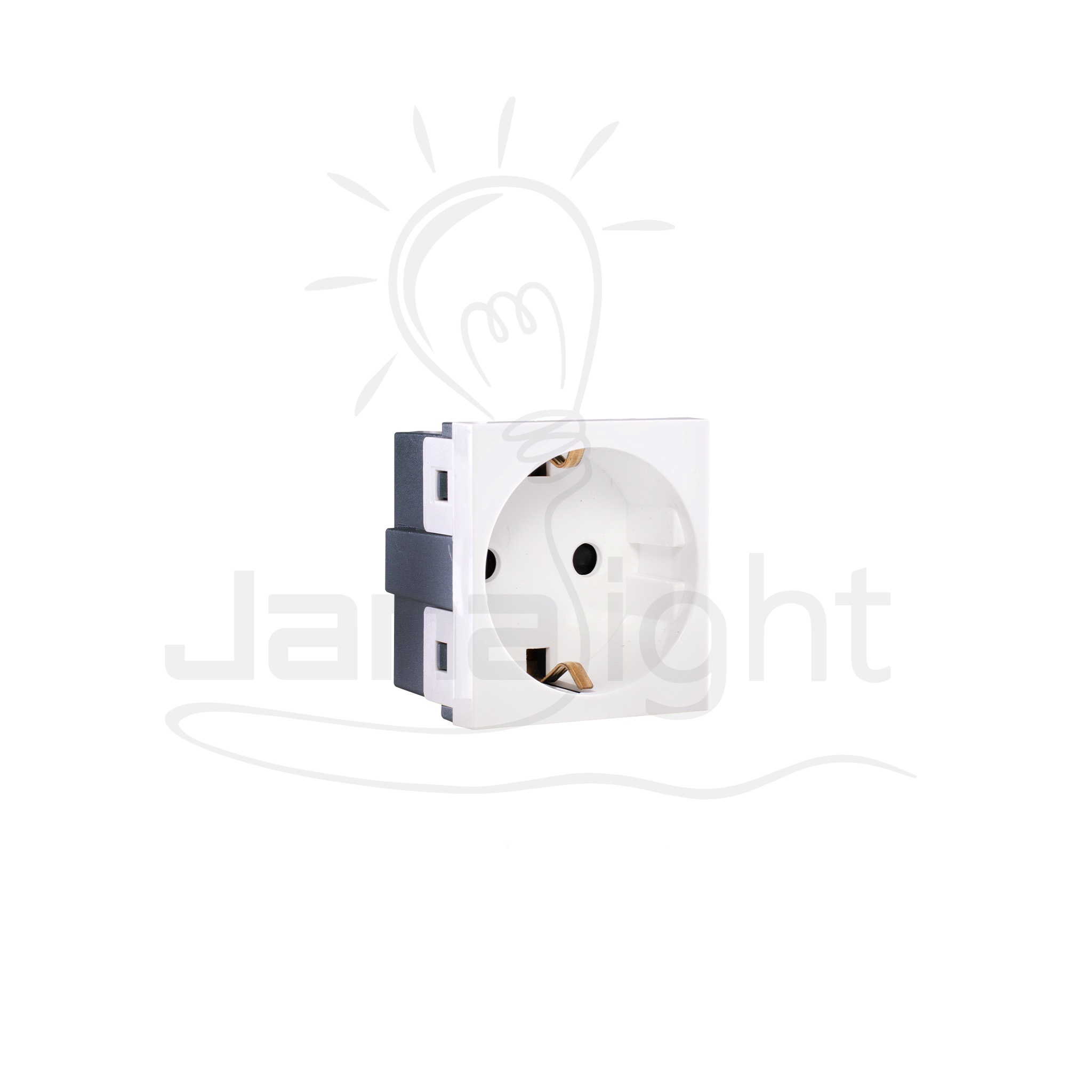 بريزة شوكو مجوفة ابيض شرم White german socket Sharm