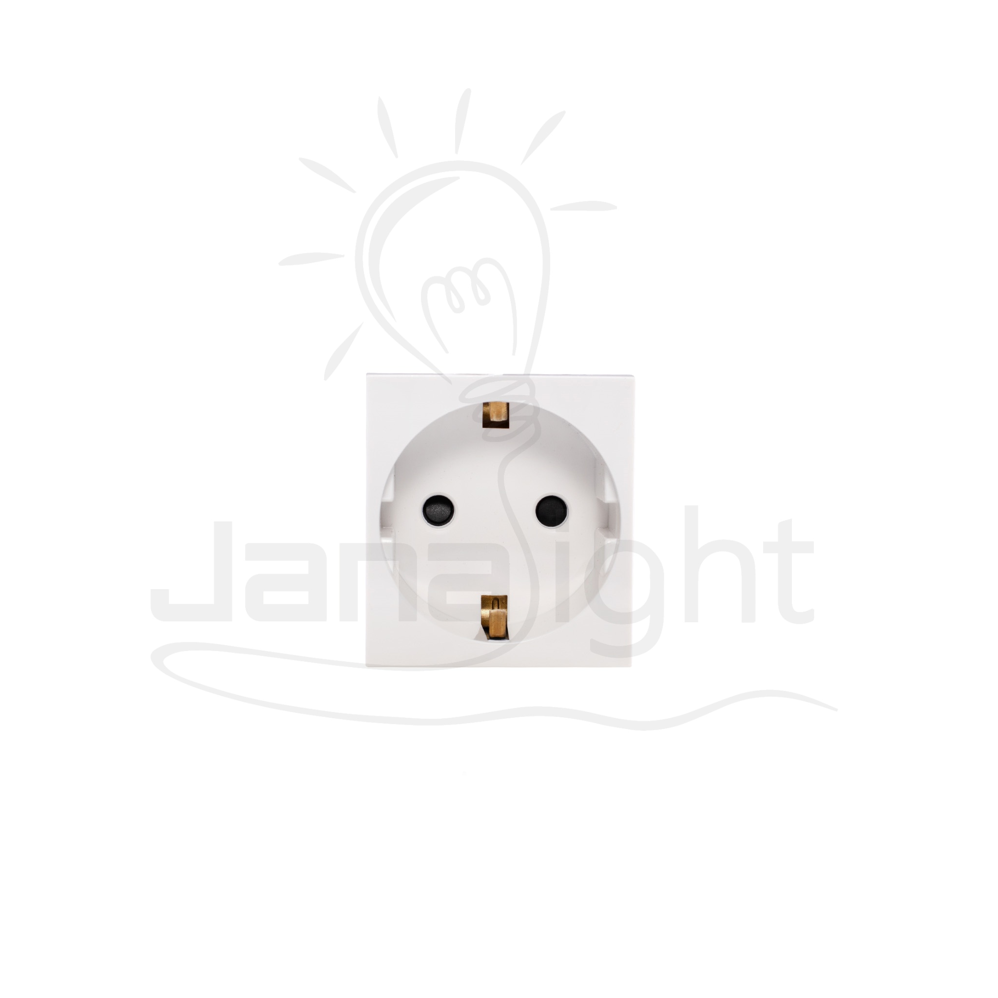 بريزة شوكو مجوفة ابيض شرم White german socket Sharm