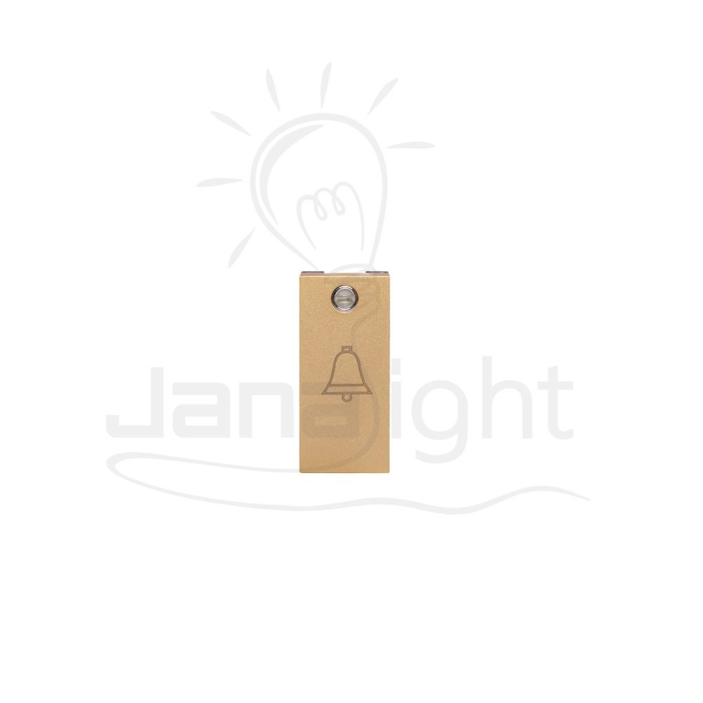 زر جرس مفرد بضوء شمباني شرم ماسة SH5106P-CH Single champagne doorbell switch with led Sharm