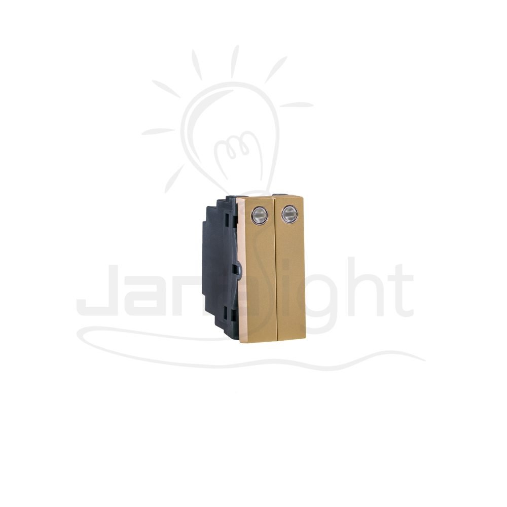 مفتاح ديفياتير مجوز شمباني شرم ماسة SH5108P-CH Double two-way switch champagne colour Sharm