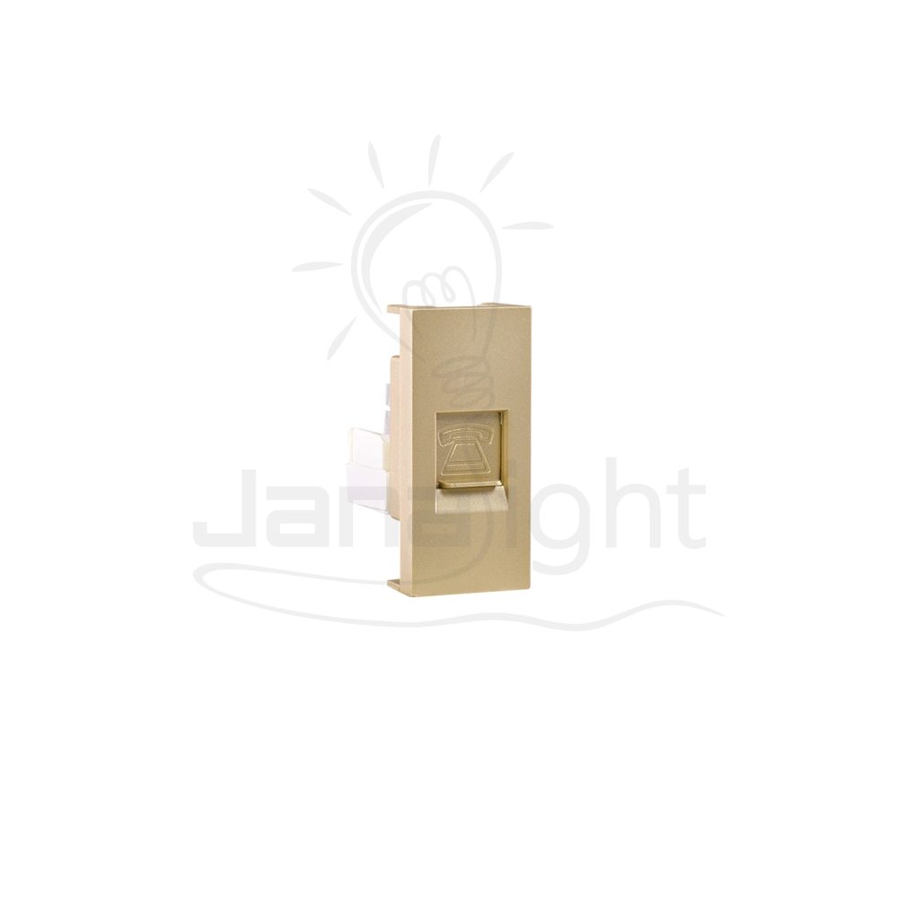 بريزة تليفون شمباني شرم SH5117P-CH Champagne telephone socket CAT3 Sharm