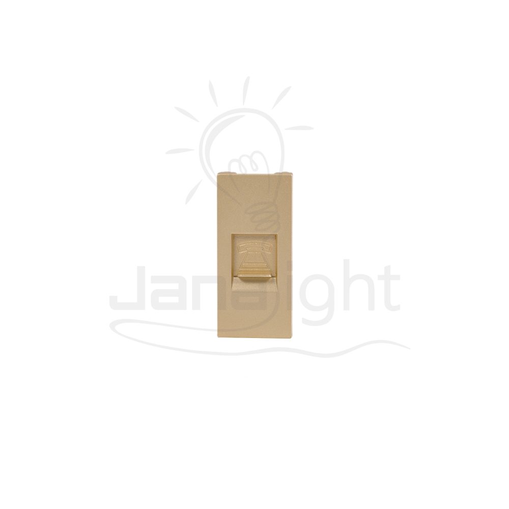 بريزة تليفون شمباني شرم SH5117P-CH Champagne telephone socket CAT3 Sharm