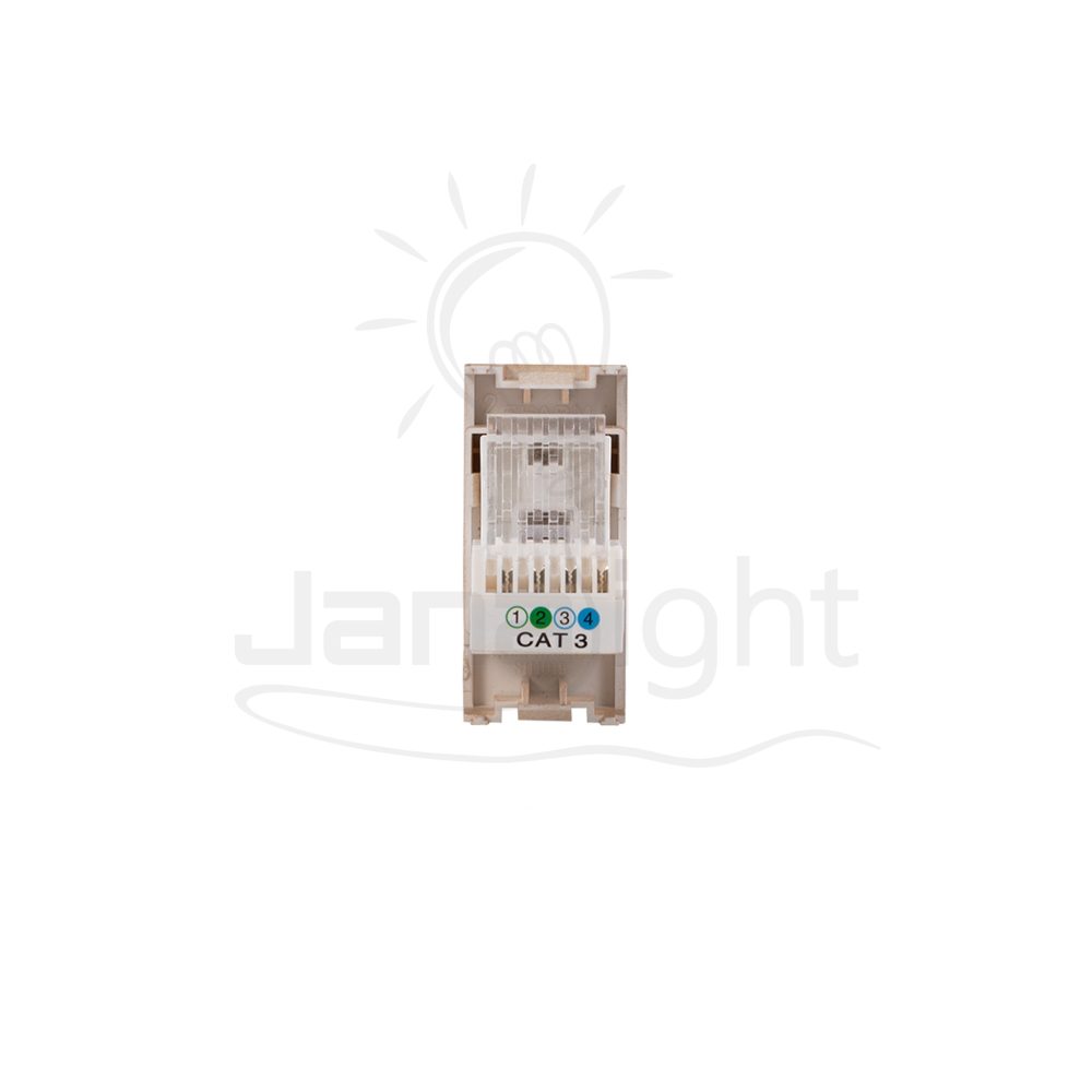 بريزة تليفون شمباني شرم SH5117P-CH Champagne telephone socket CAT3 Sharm