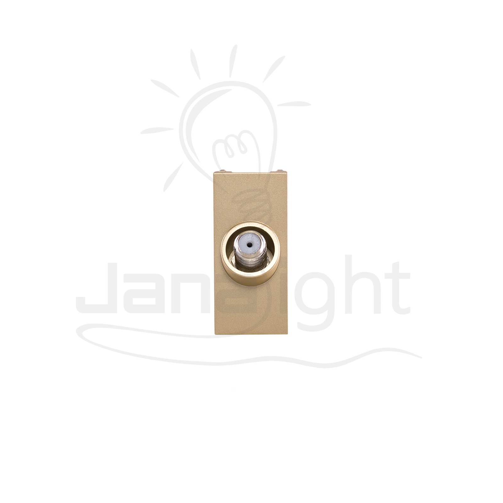 بريزة دش شمباني شرم SH5120P-CH Champagne satellite socket Sharm