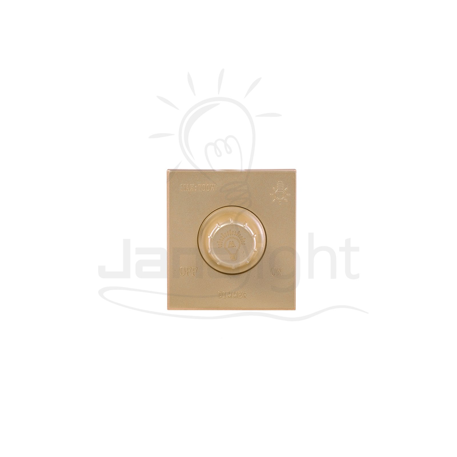 دايمر انارة شمباني شرم SH5227P-CH Lighting dimmer champagne sharm