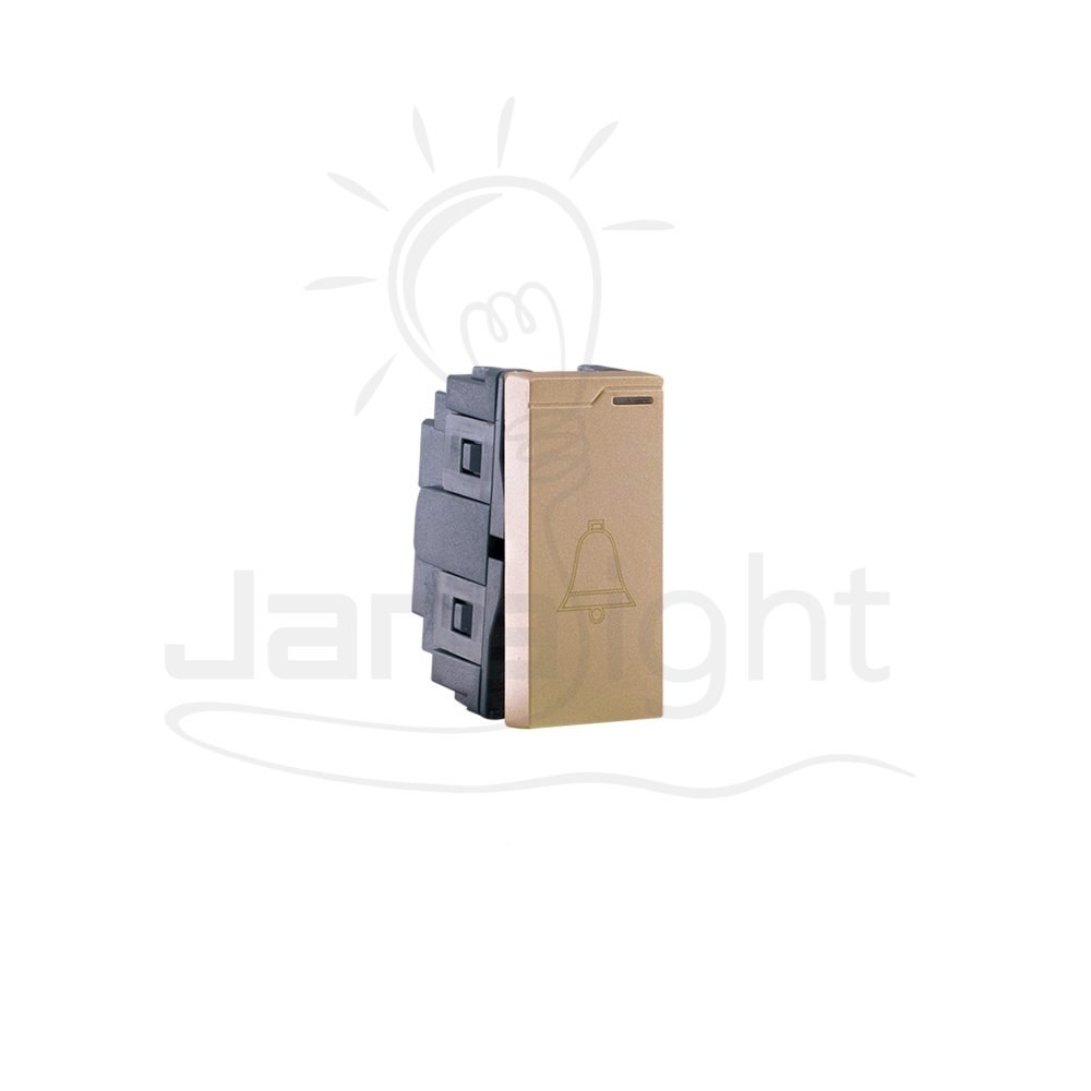 زر جرس مفرد شمباني شرم تاب SH6105P-CH Single champagne doorbell switch Sharm