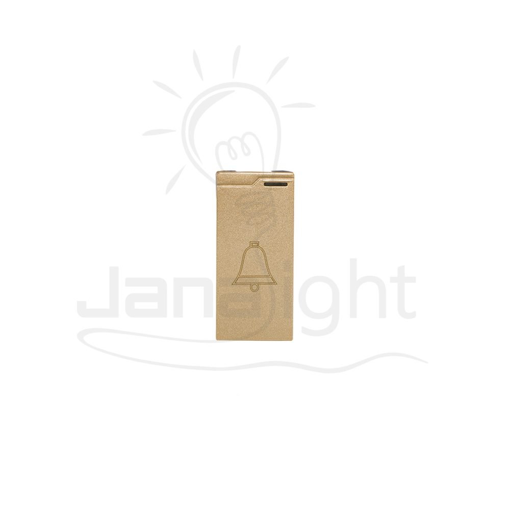 زر جرس مفرد شمباني شرم تاب SH6105P-CH Single champagne doorbell switch Sharm