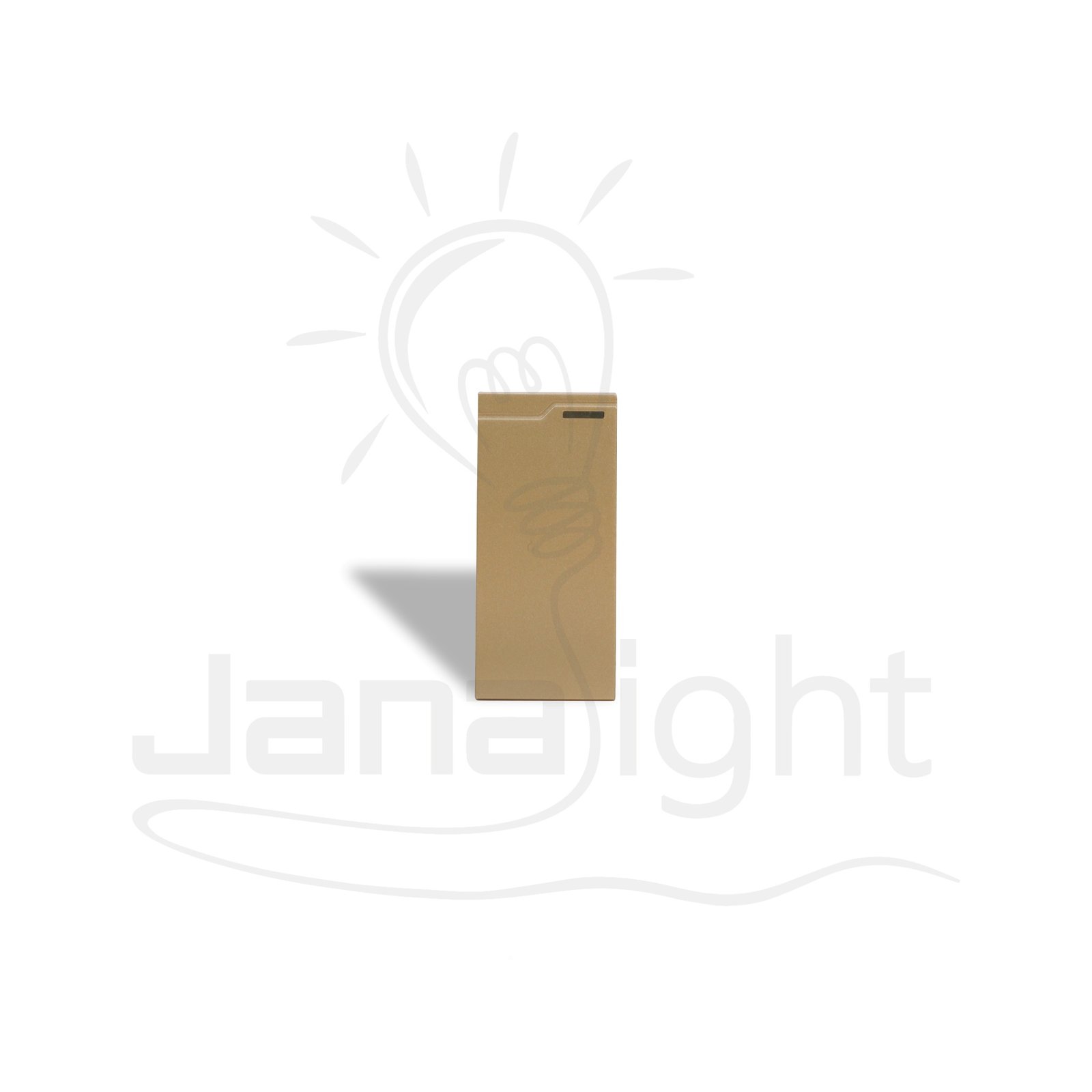 مفتاح مفرد فلات شمباني شرم تاب SH6101P-CH-F one way champange switch sharm