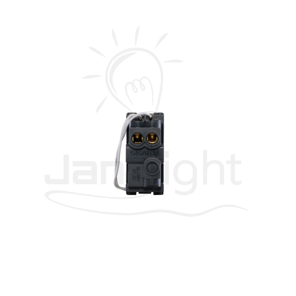 زر جرس بضوء بني 1 شرم (ماسة) Brown doorbell Switch with led Sharm