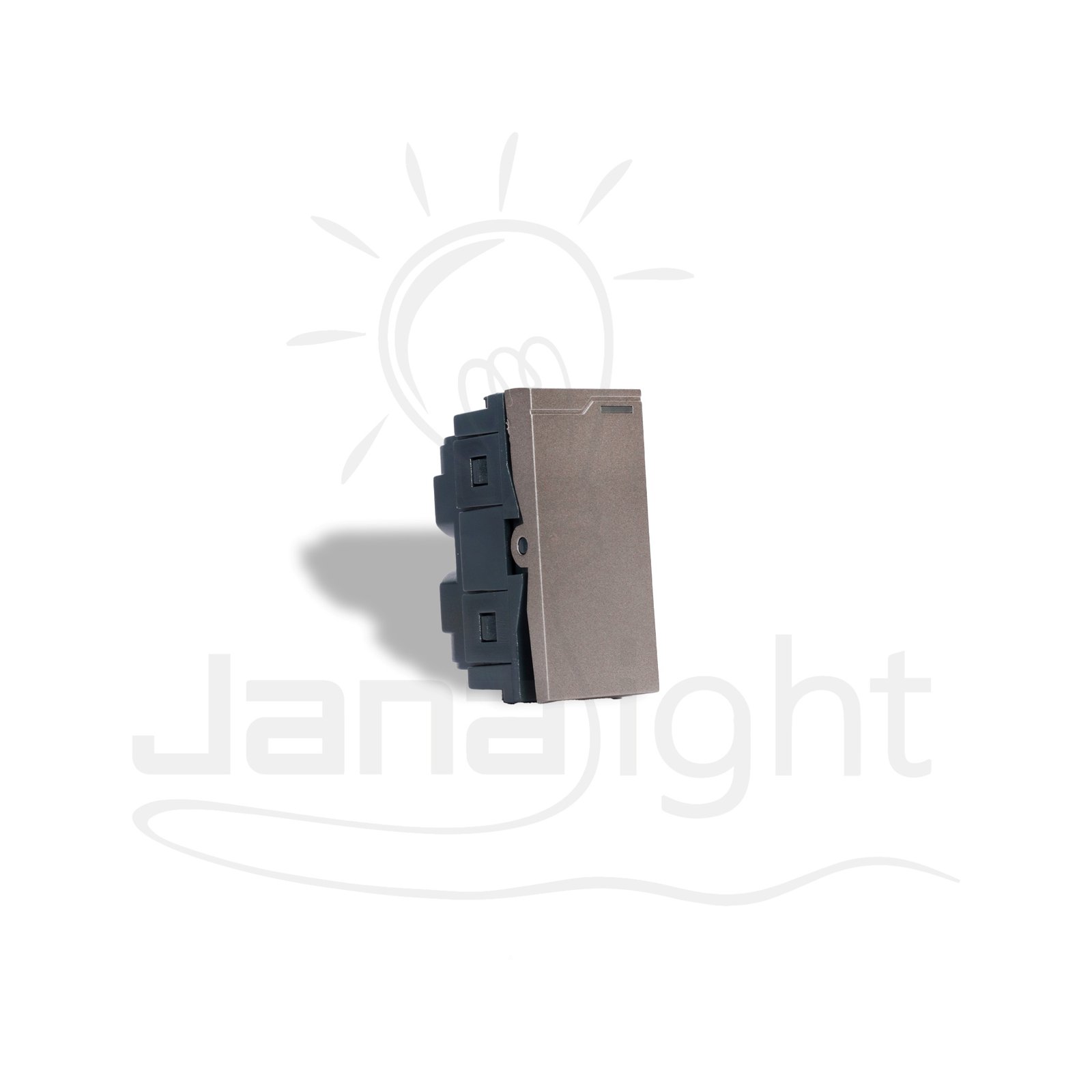 مفتاح مفرد فلات بني 1 شرم تاب SH610BR1-F one way brown switch sharm