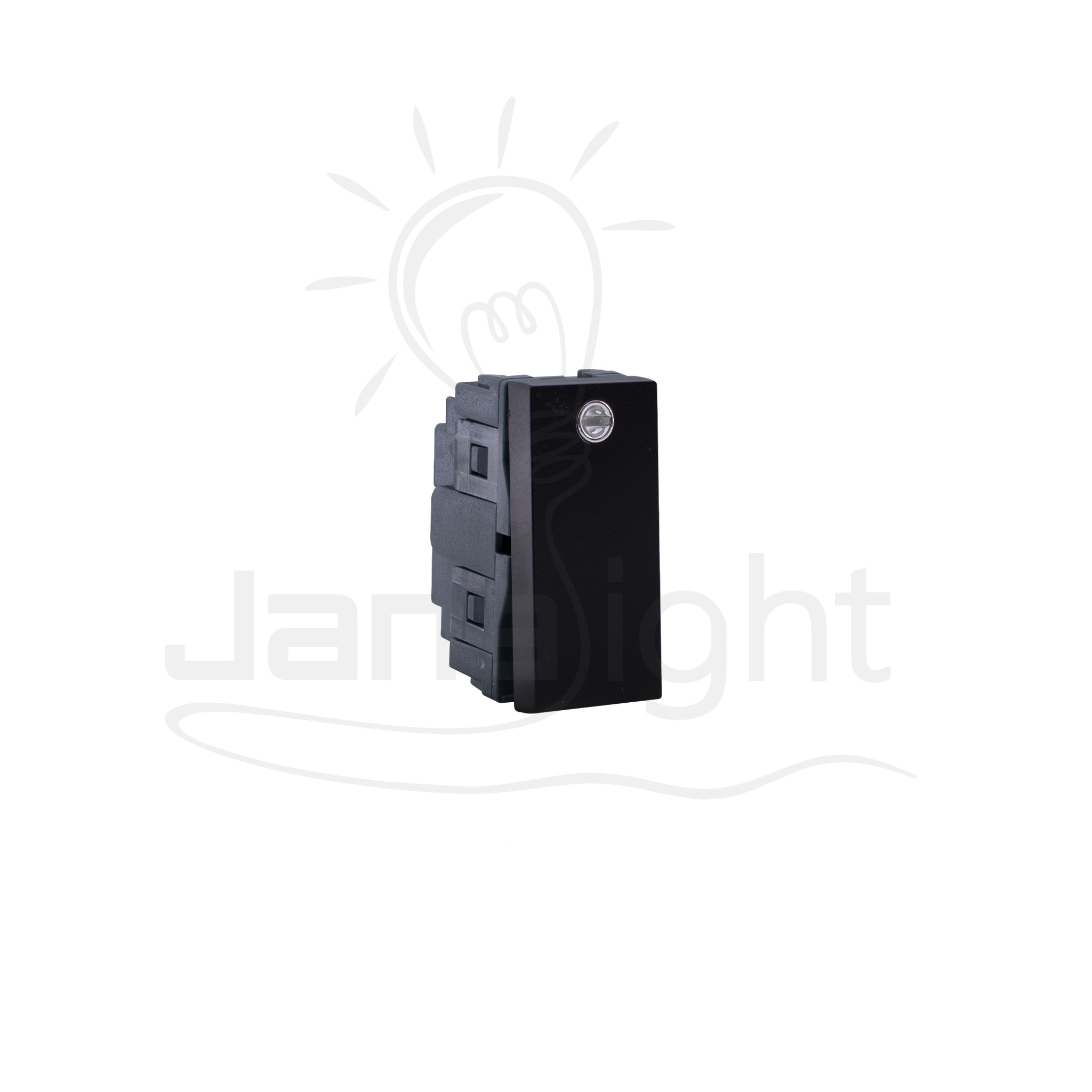 مفتاح مفرد اسود شرم (ماسة) Black one-way switch Sharm