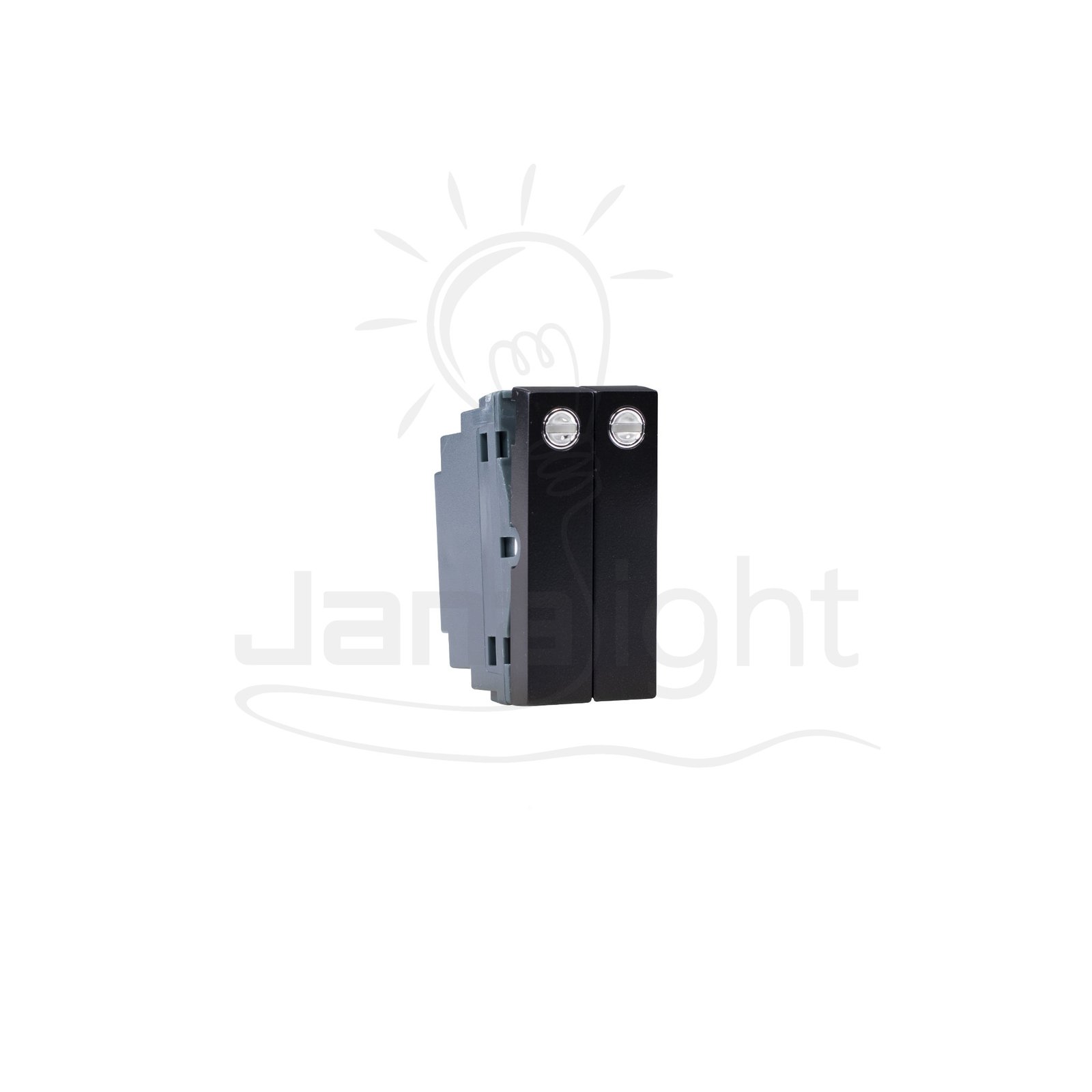 مفتاح مجوز اسود شرم ماسة SH5107BL Black double one-way switch Sharm 11004007(1)