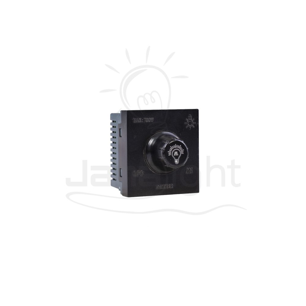 دايمر انارة اسود شرم SH5227BL Black lighting dimmer socket Sharm 11004027(1)