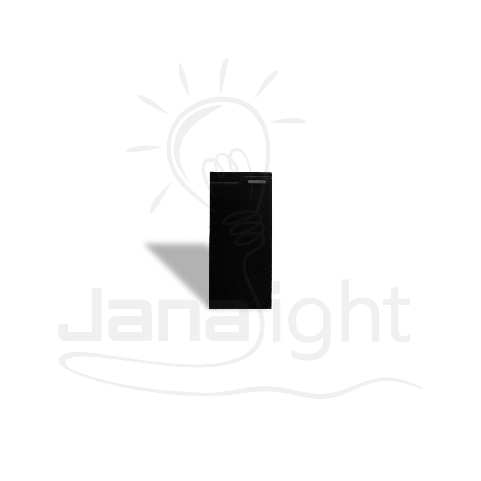 مفتاح مفرد فلات اسود شرم تاب SH6101B-F one way black switch sharm