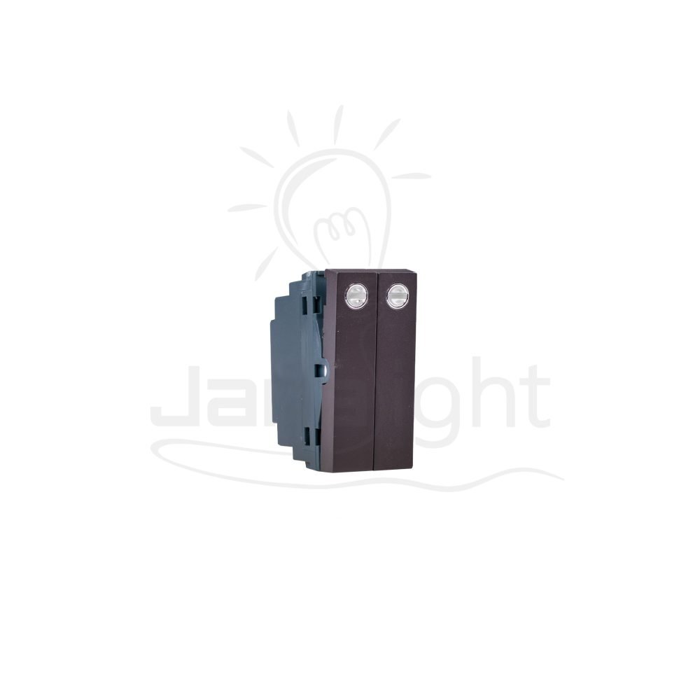 مفتاح مجوز بني غامق 3 شرم ماسة SH5107BR3 Dark brown double one-way switch Sharm 11005007(1)