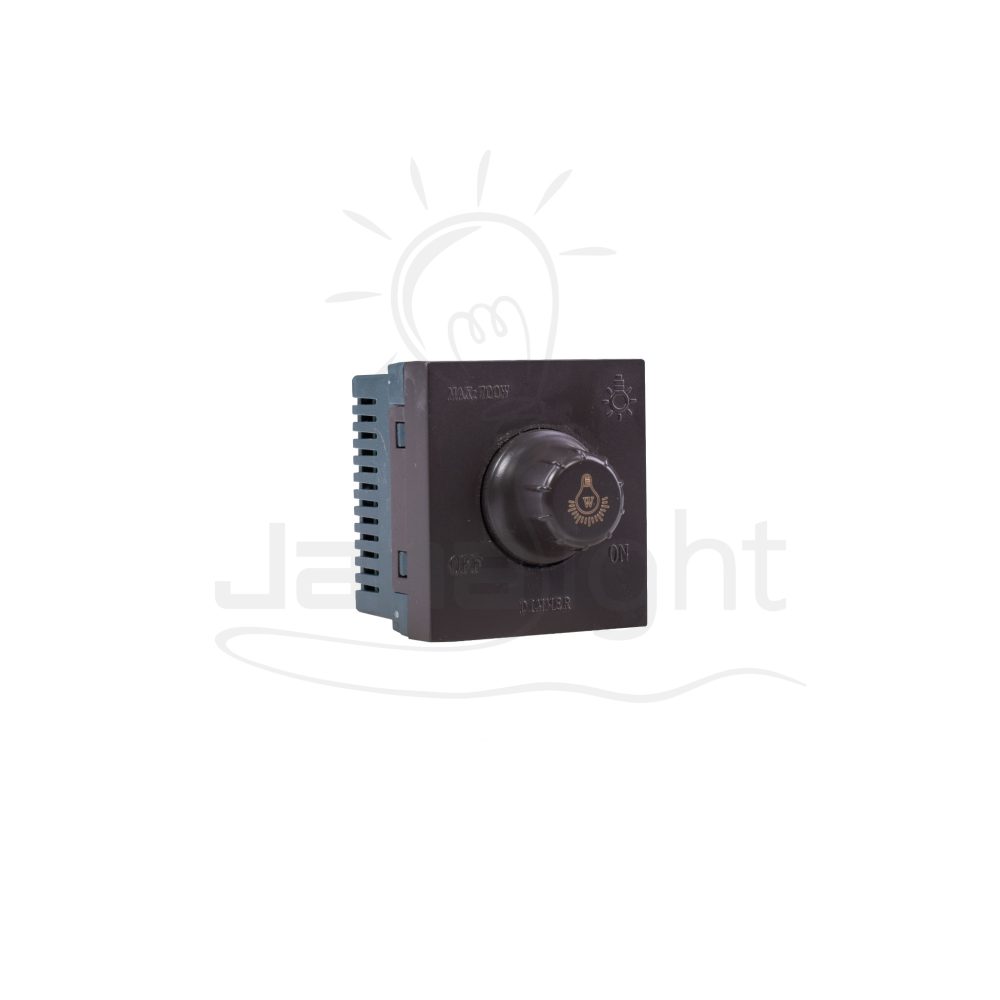 دايمر انارة بني غامق 3 شرم SH5227BR3 Dark brown lighting dimmer socket Sharm 11005027(1)