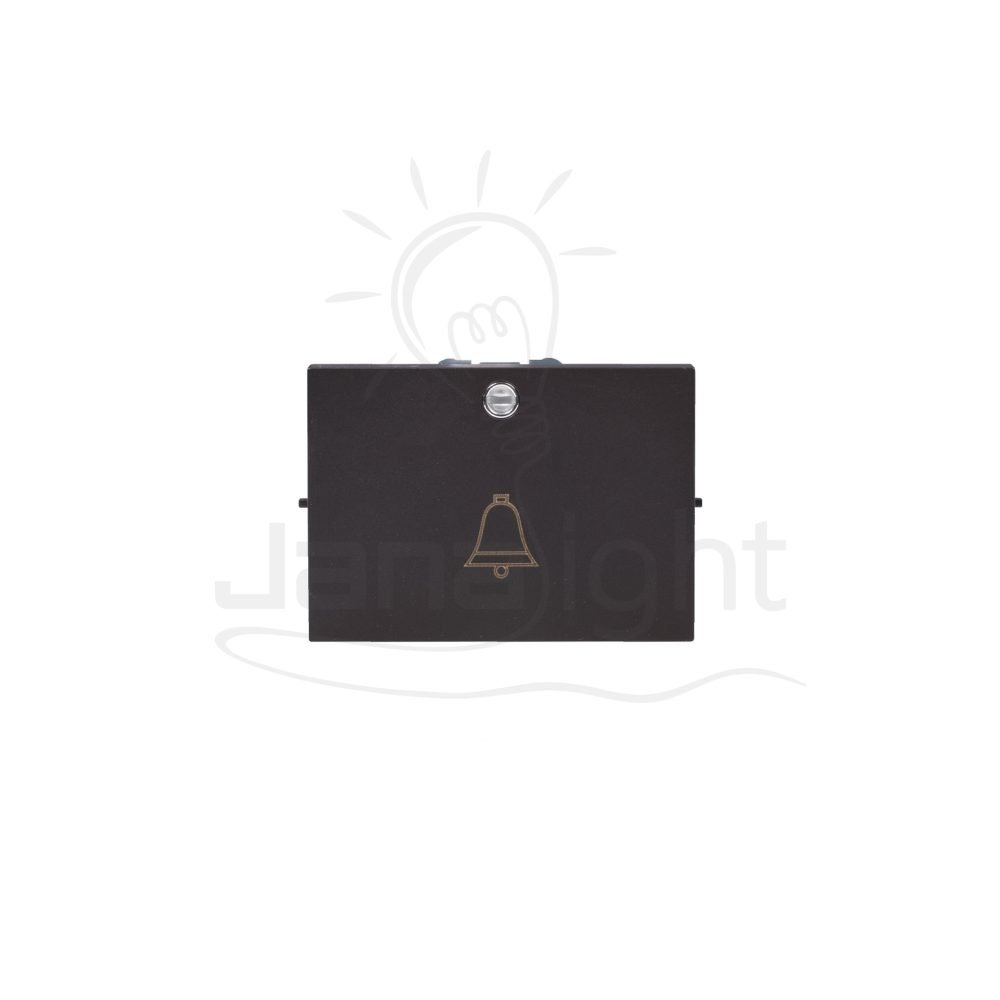 زر جرس عريض بضوء بني غامق 3 شرم ماسة SH5336BR3 panel doorbell switch dark brown colour with LED Sharm