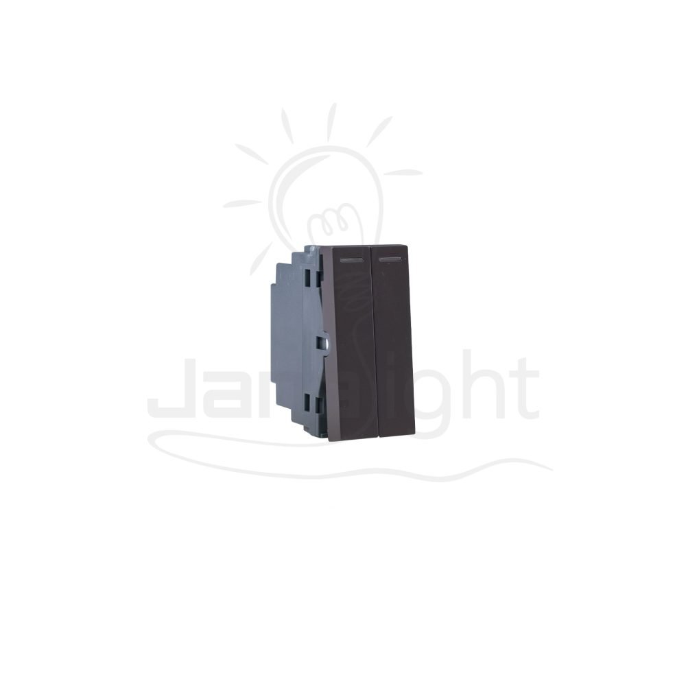 مفتاح مجوز بني غامق 3 شرم تاب Double one-way switch dark brown colour Sharm