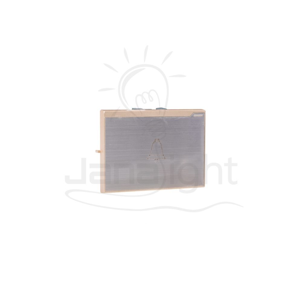 زرجرس عريض ستانلس شمباني شرم تاب SH6335CH-B Stainless steel panel doorbell switch champagne colour Sharm