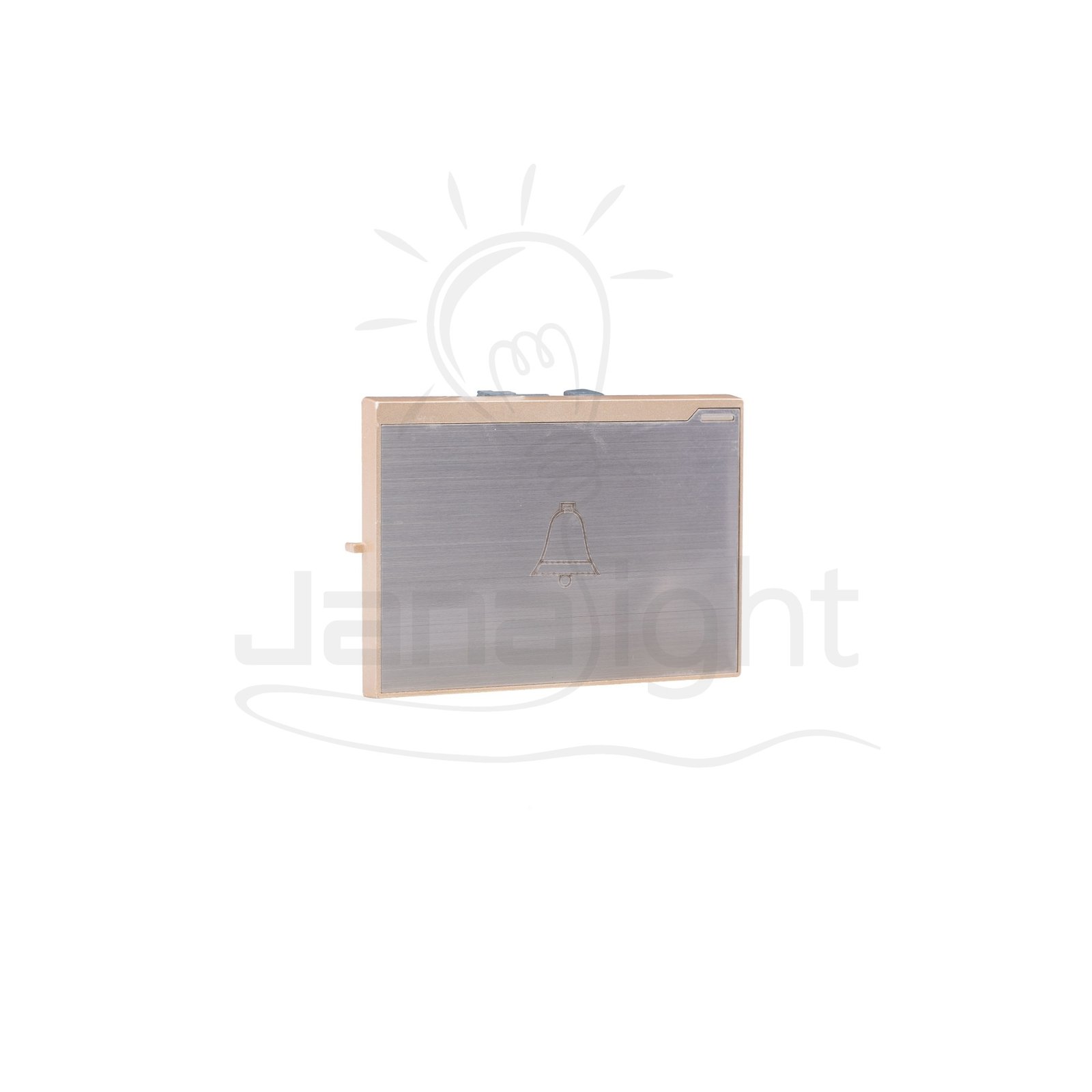 زرجرس عريض ستانلس شمباني شرم تاب SH6335CH-B Stainless steel panel doorbell switch champagne colour Sharm