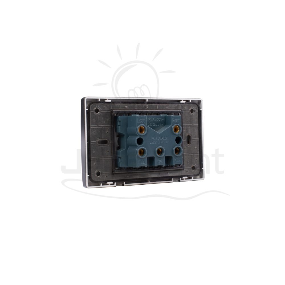 مفتاح سخان 20 امبير ستانلس شمباني شرم تاب SH6340CH-B Stainless steel water heater switch 20A champagne colour sharm