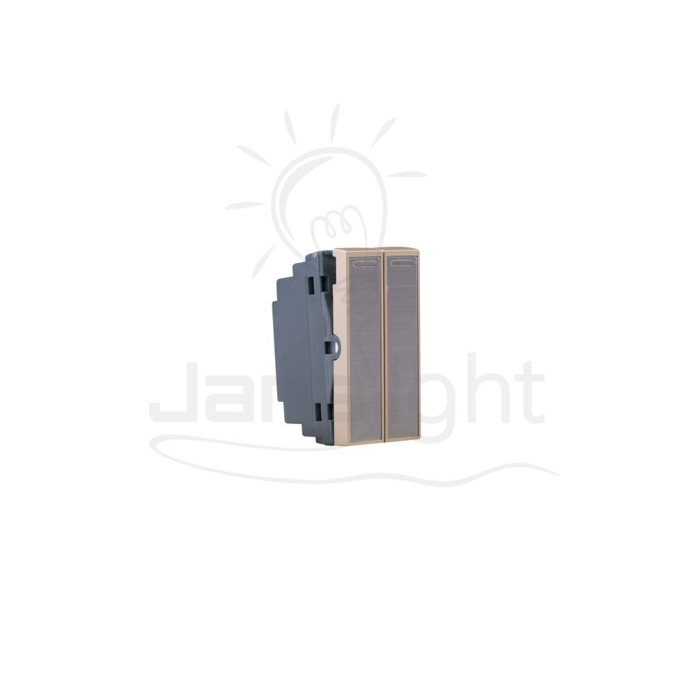 مفتاح ديفياتير مجوز ستانلس ستيل شرم Stainless steel double two-way switch silver colour Sharm