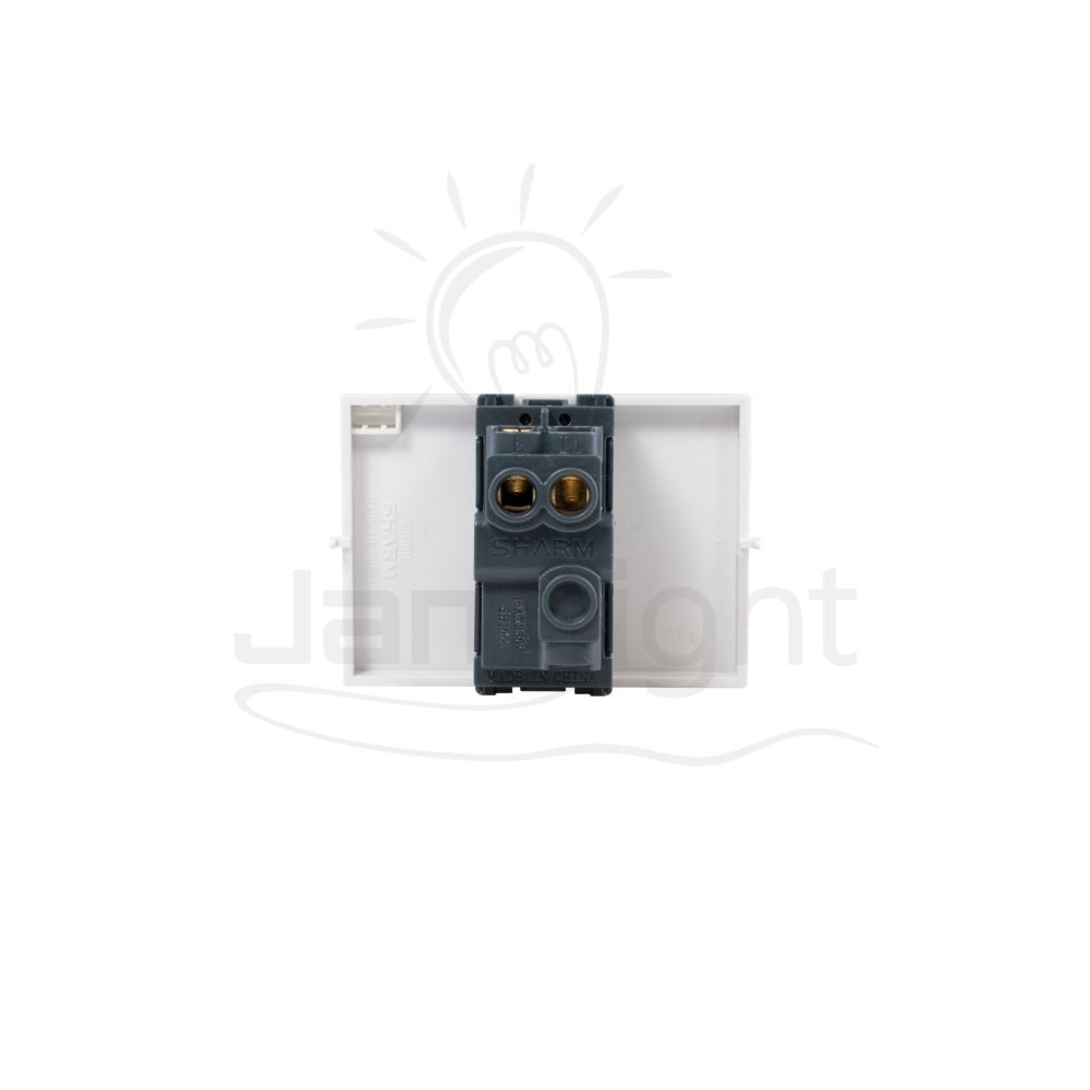 زر جرس عريض المنيوم شرم تاب SH6335AL panel doorbell switch aluminium colour Sharm