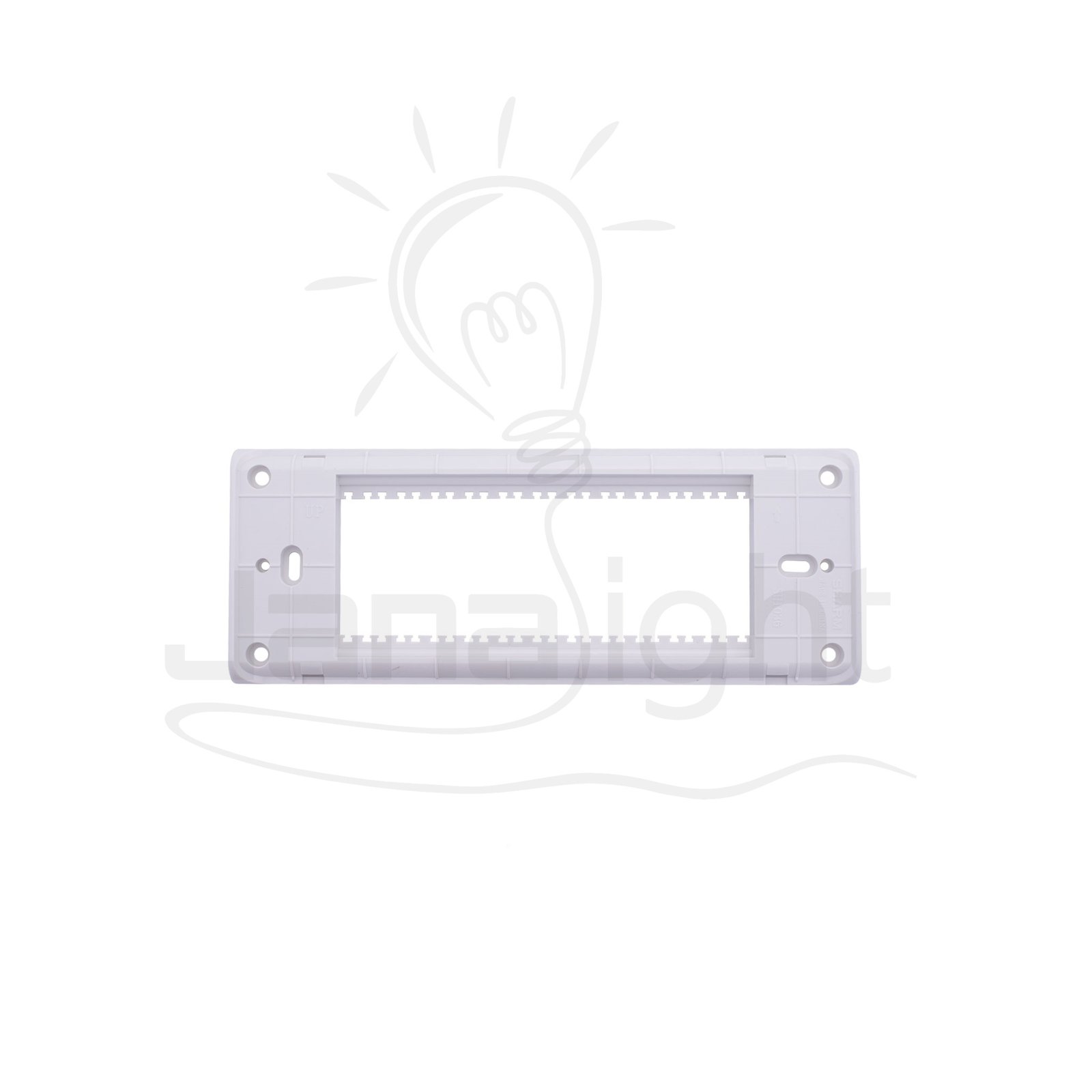 شاسيه شرم سداسي ابيض SH 5645 White 6 gang mounting frame Sharm