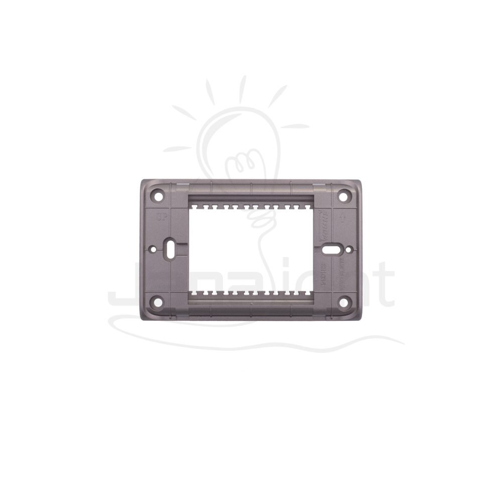 شاسيه شرم ثلاثي بني 1 SH 5342-BR1 Brown 3 gang mounting frame Sharm